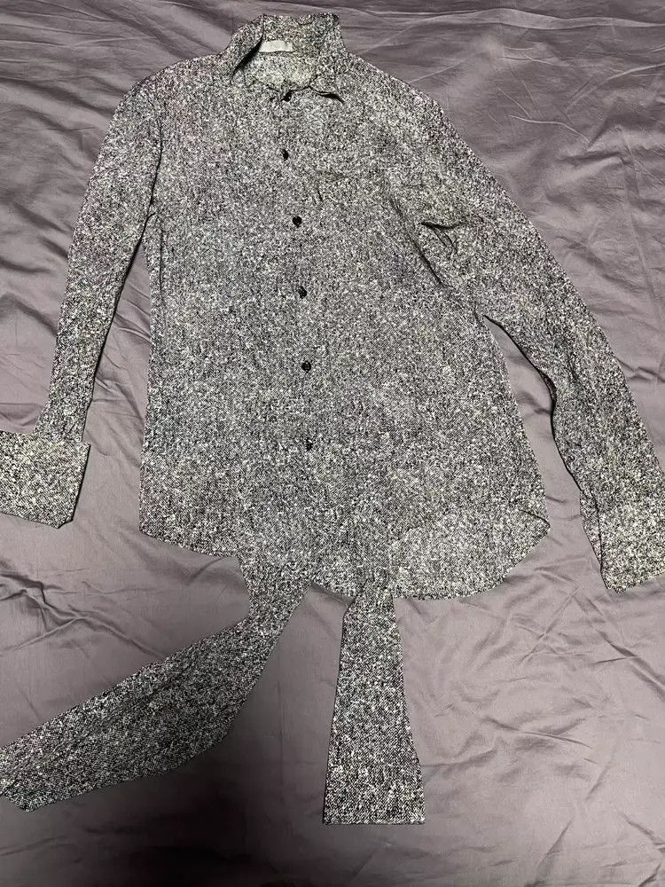 Sz 37 Dior 05AW Flower Print Shirt