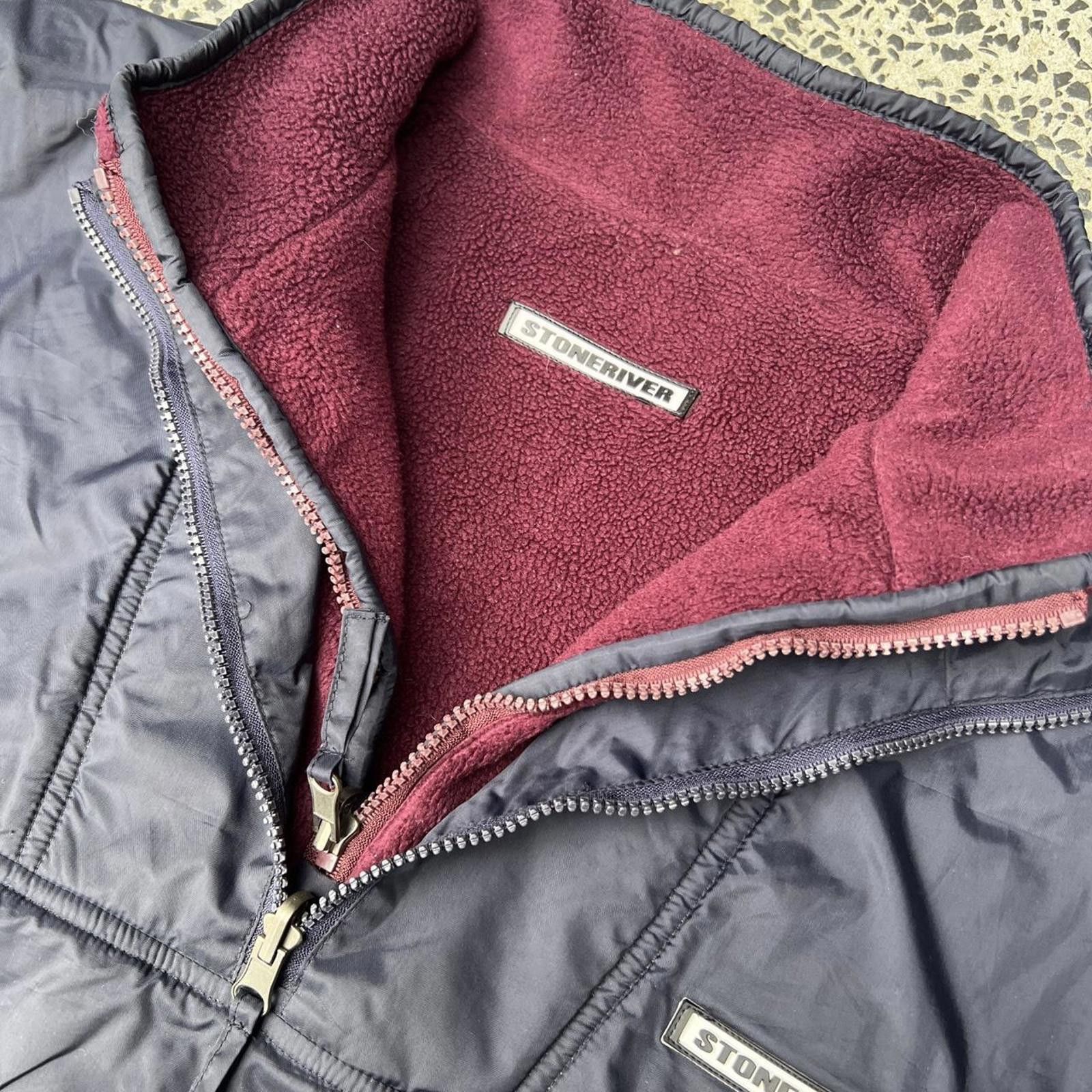 Kathmandu Reversable Stone River Quarter Zip Fleece Jacket ❄️ Size US L / EU 52-54 / 3 - 4 Thumbnail