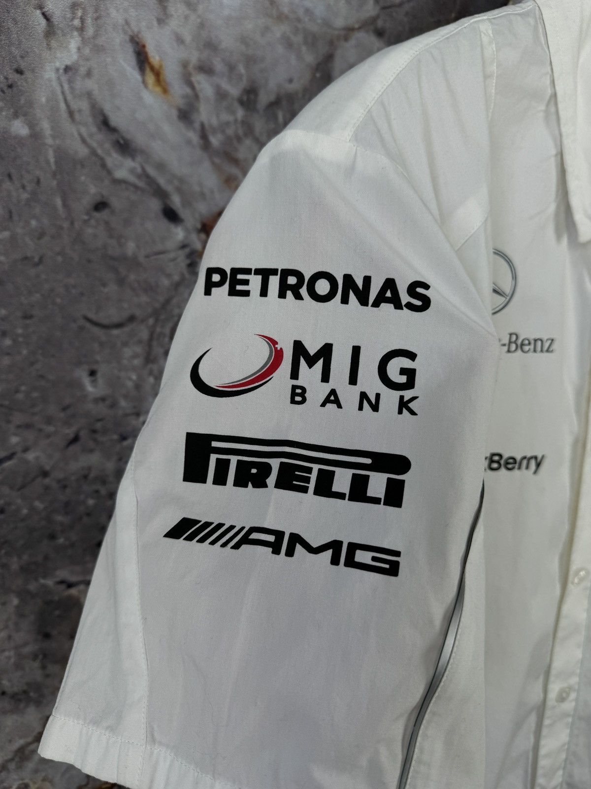 Mercedes-Benz × Puma Men’s Puma Shirt Button Up Petronas Racing Size Large Size US L / EU 52-54 / 3 - 9 Thumbnail
