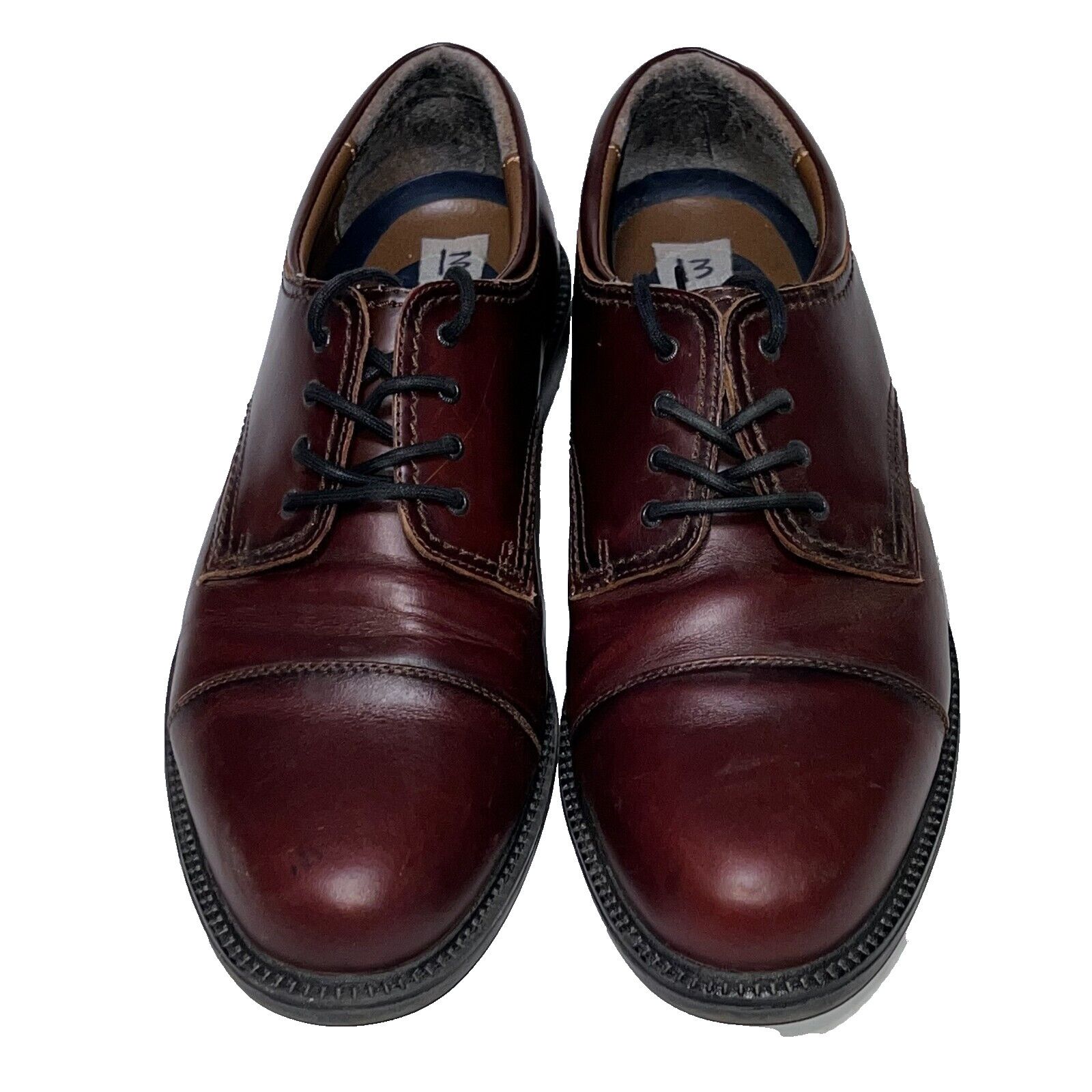 Dockers Dockers Men's Leather Cap Toe Oxford Shoes Size 13 Burgundy Size US 13 / EU 46 - 4 Thumbnail