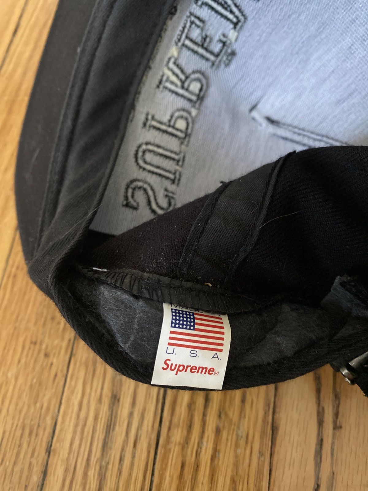 Supreme Supreme 5 panel hat black vintage Size ONE SIZE - 3 Thumbnail