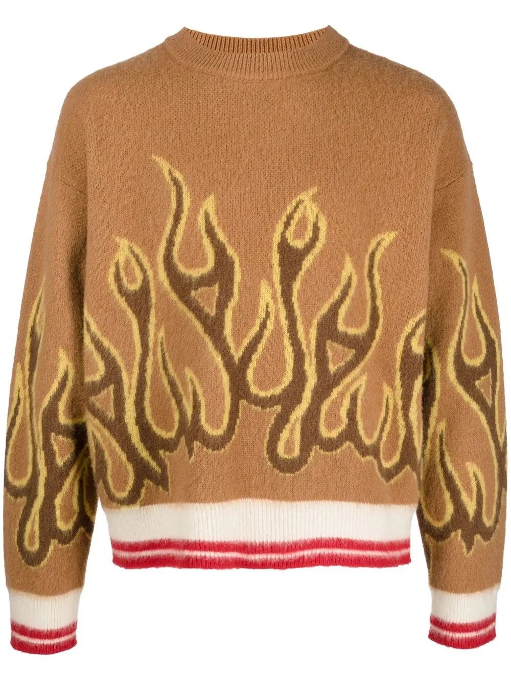 Palm Angels o1y0325 Crewneck Sweater in Multicolor Size US S / EU 44-46 / 1 - 1 Thumbnail