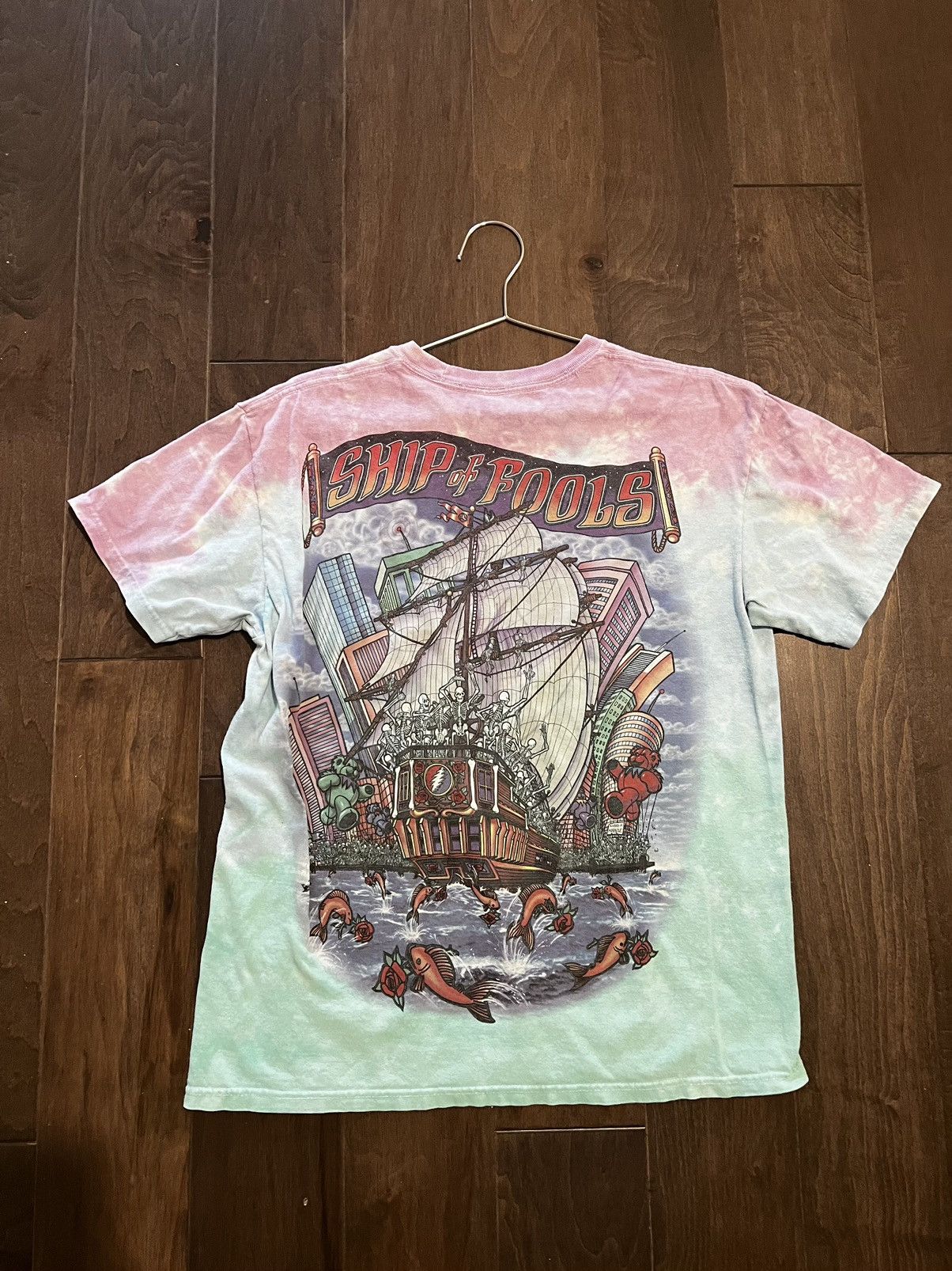 Vintage Vintage 2001 Grateful Dead Ship of Fools Tie Dye T-Shirt | Grailed