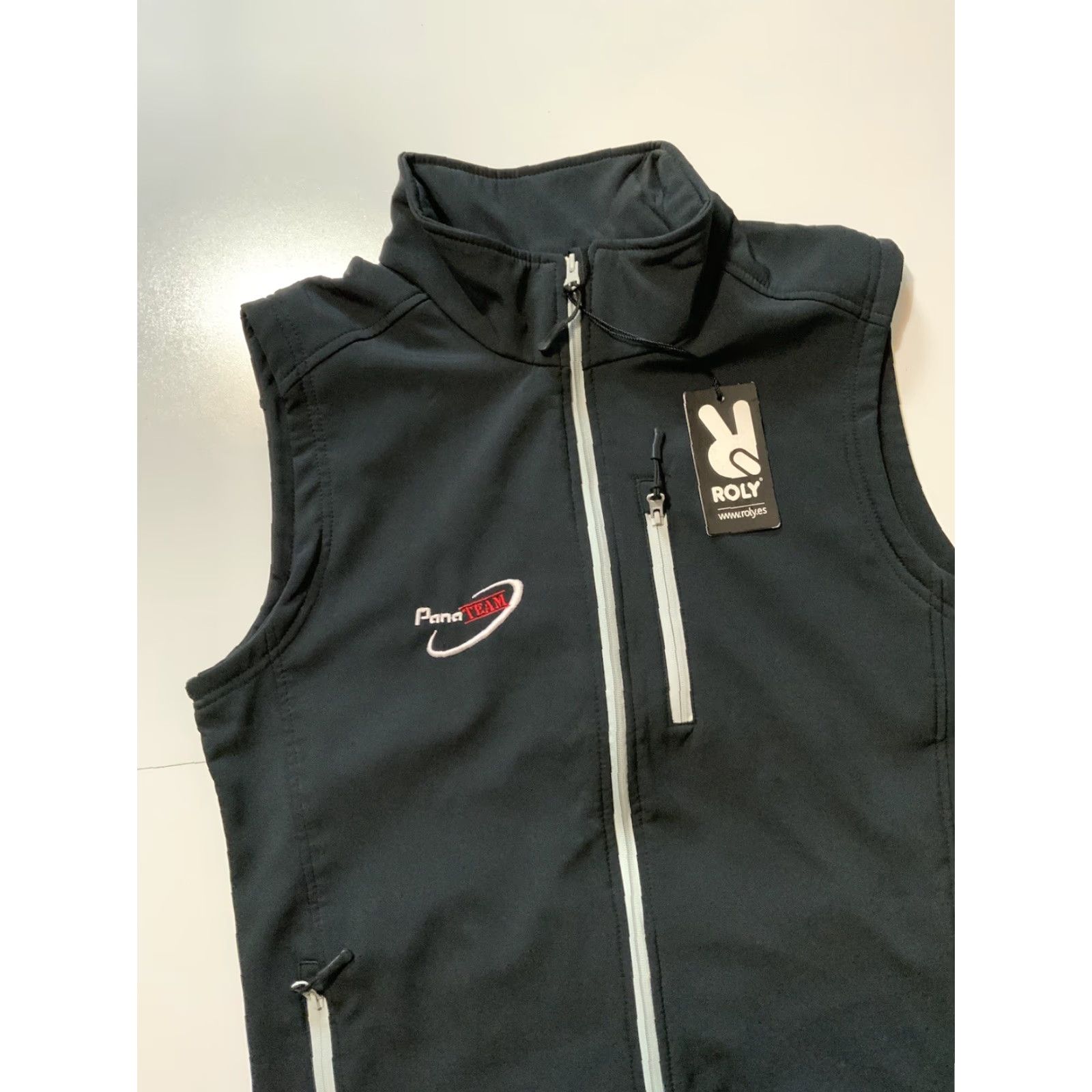Vintage Panalight Video Production Film Television Softshell Black Zip Vest Jacket XL Sz.XL Men Size US XL / EU 56 / 4 - 3 Thumbnail