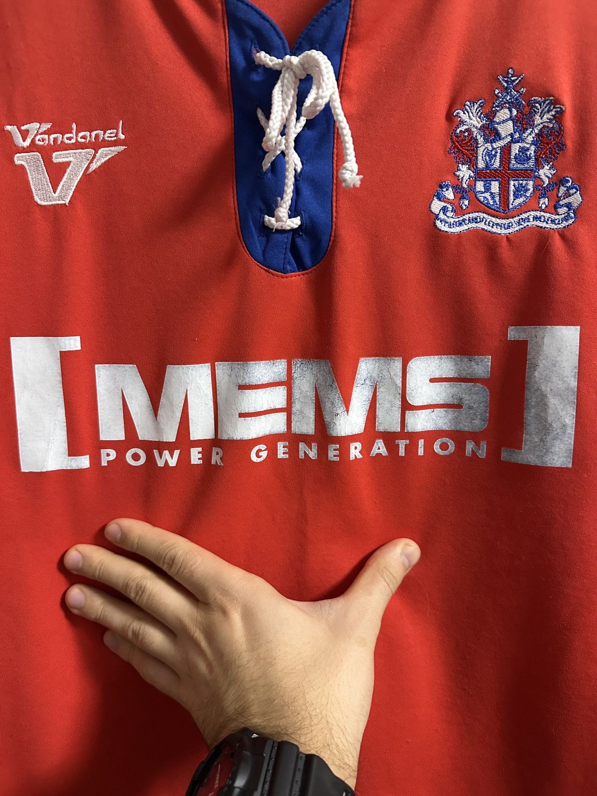 Vintage Rare Vintage Jersey Gillingham Home Soccer Shirt 2012-2013. Size US L / EU 52-54 / 3 - 11 Thumbnail
