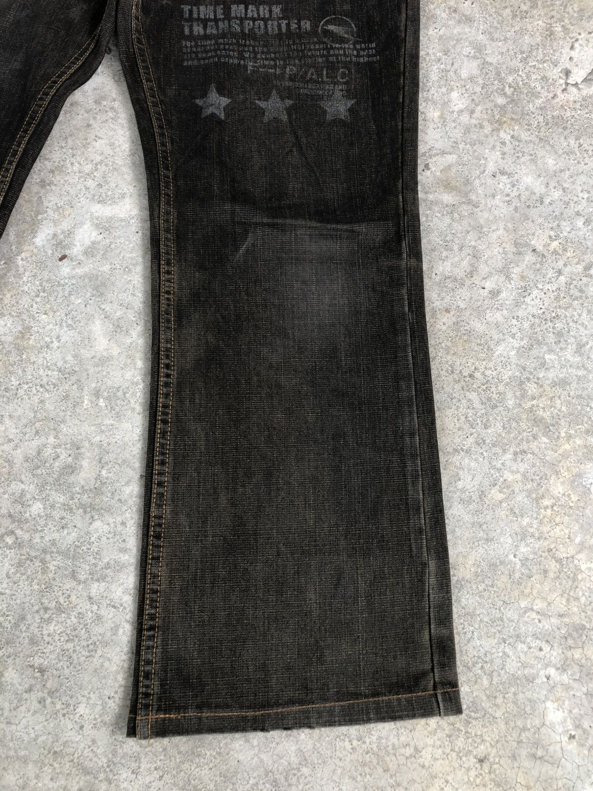 If Six Was Nine × Japanese Brand Japanese Crosbec Flared Jeans Distressed Denim Size US 30 / EU 46 - 7 Thumbnail