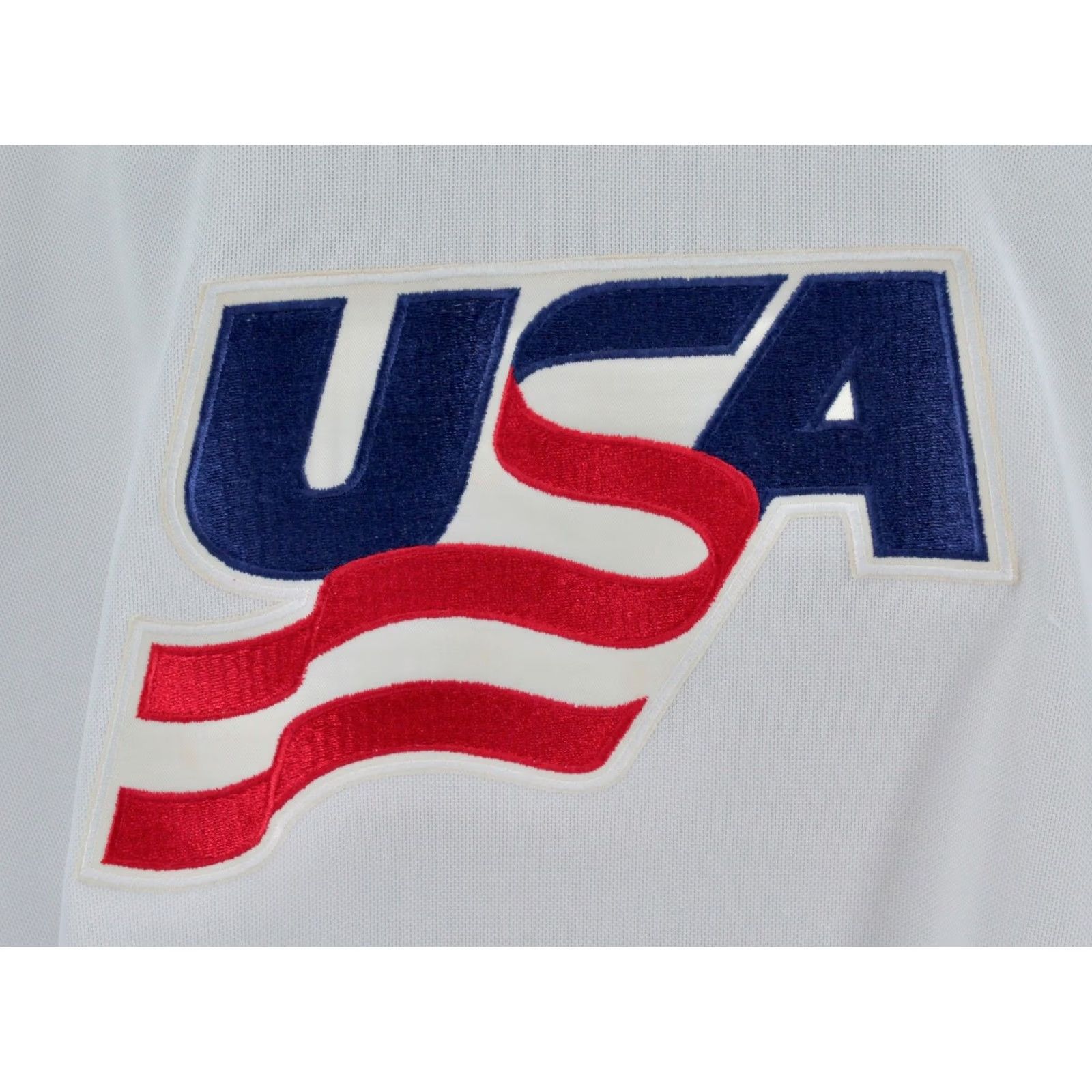 Vintage VINTAGE CCM Team USA Hockey Jersey Long Sleeve Shirt 2XL Mens White 1990s CCM Graphic Tee Size US XXL / EU 58 / 5 - 5 Thumbnail