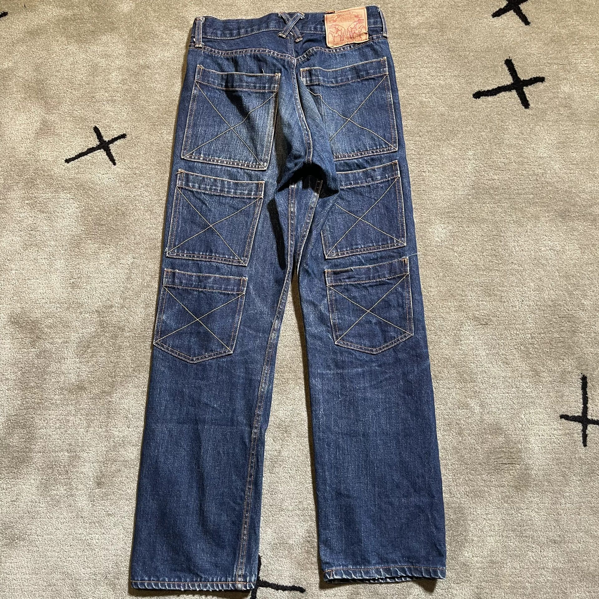 Other 10 Pocket Washed Denim Jeans Size US 30 / EU 46 - 1 Thumbnail