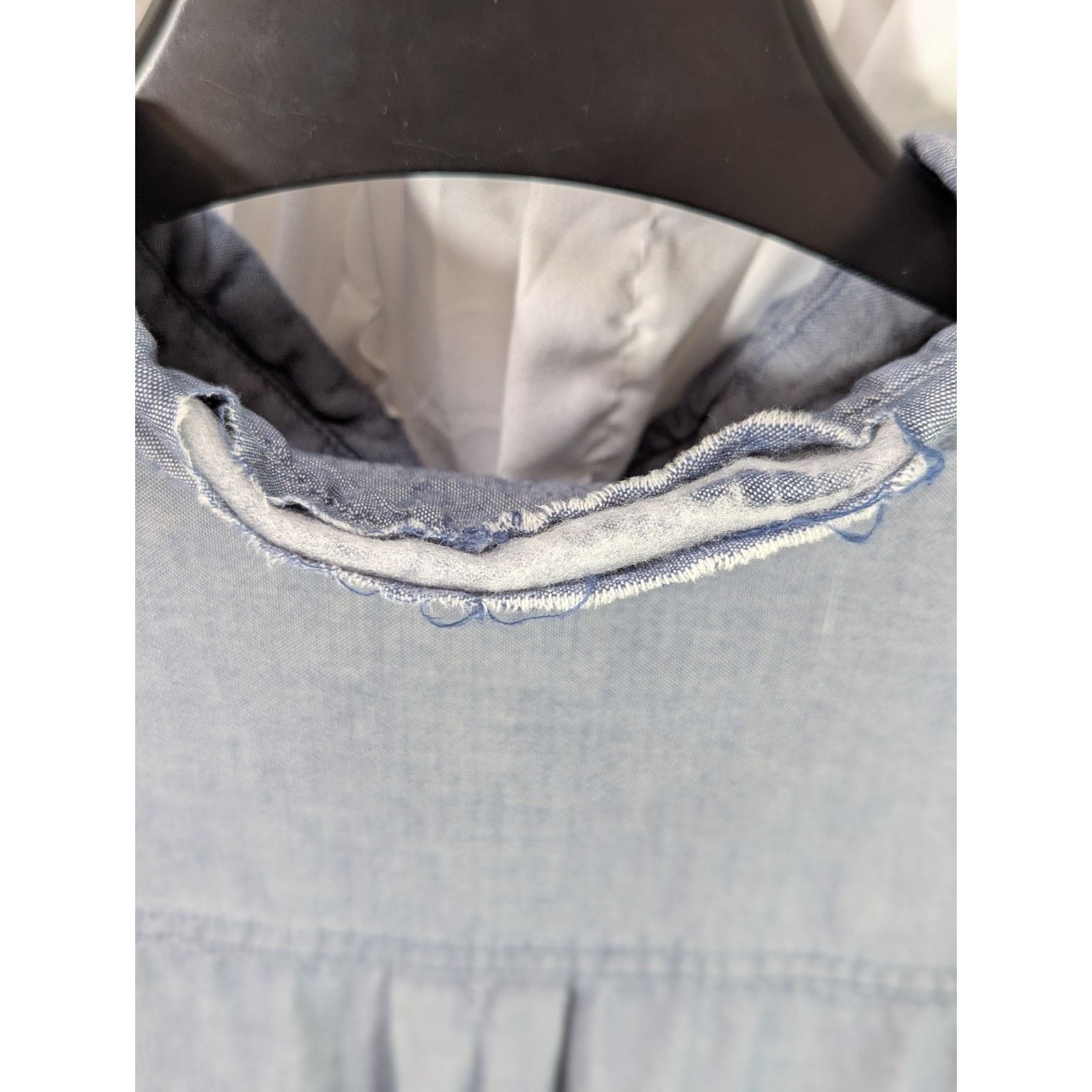 Carhartt Carhartt Heavy Cotton Canvas Work Shirt Blue Distressed 2XL Size US XXL / EU 58 / 5 - 9 Thumbnail