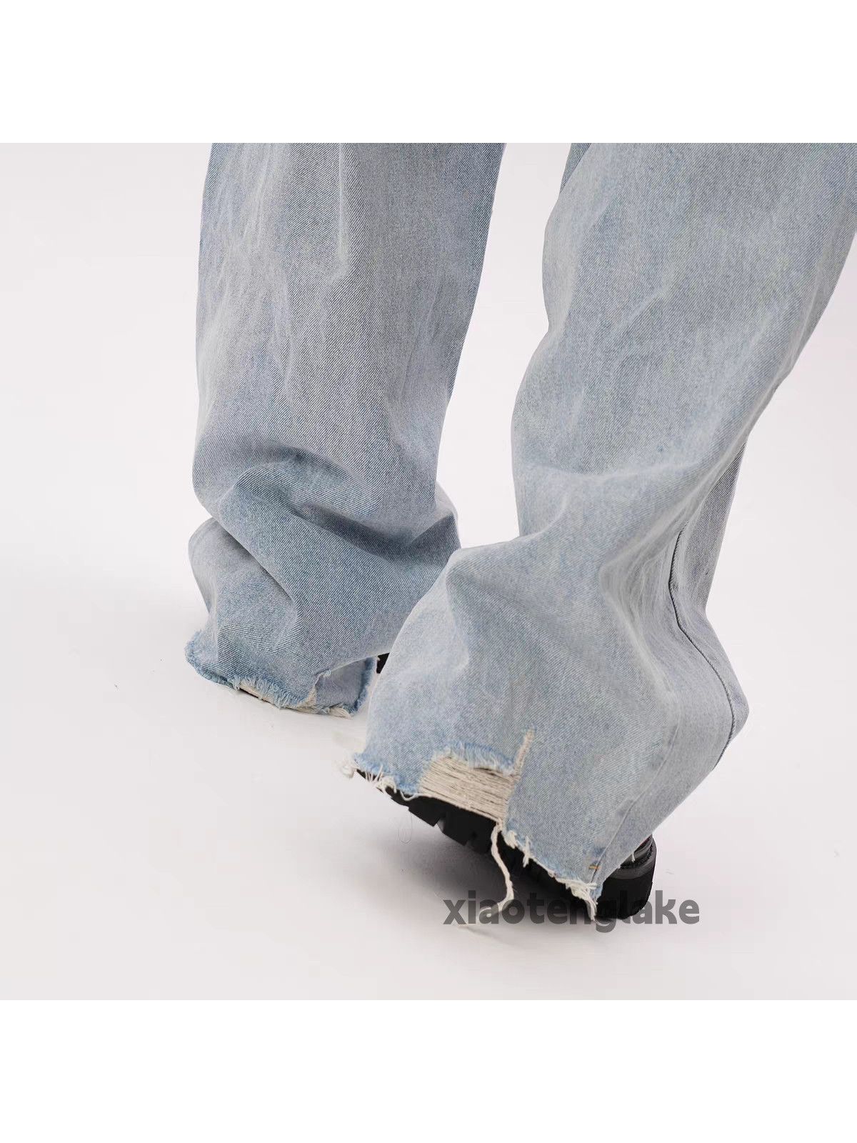 Jean zx washed faded distressed ourlegacy acne style hiphop jeans Size US 32 / EU 48 - 9 Thumbnail