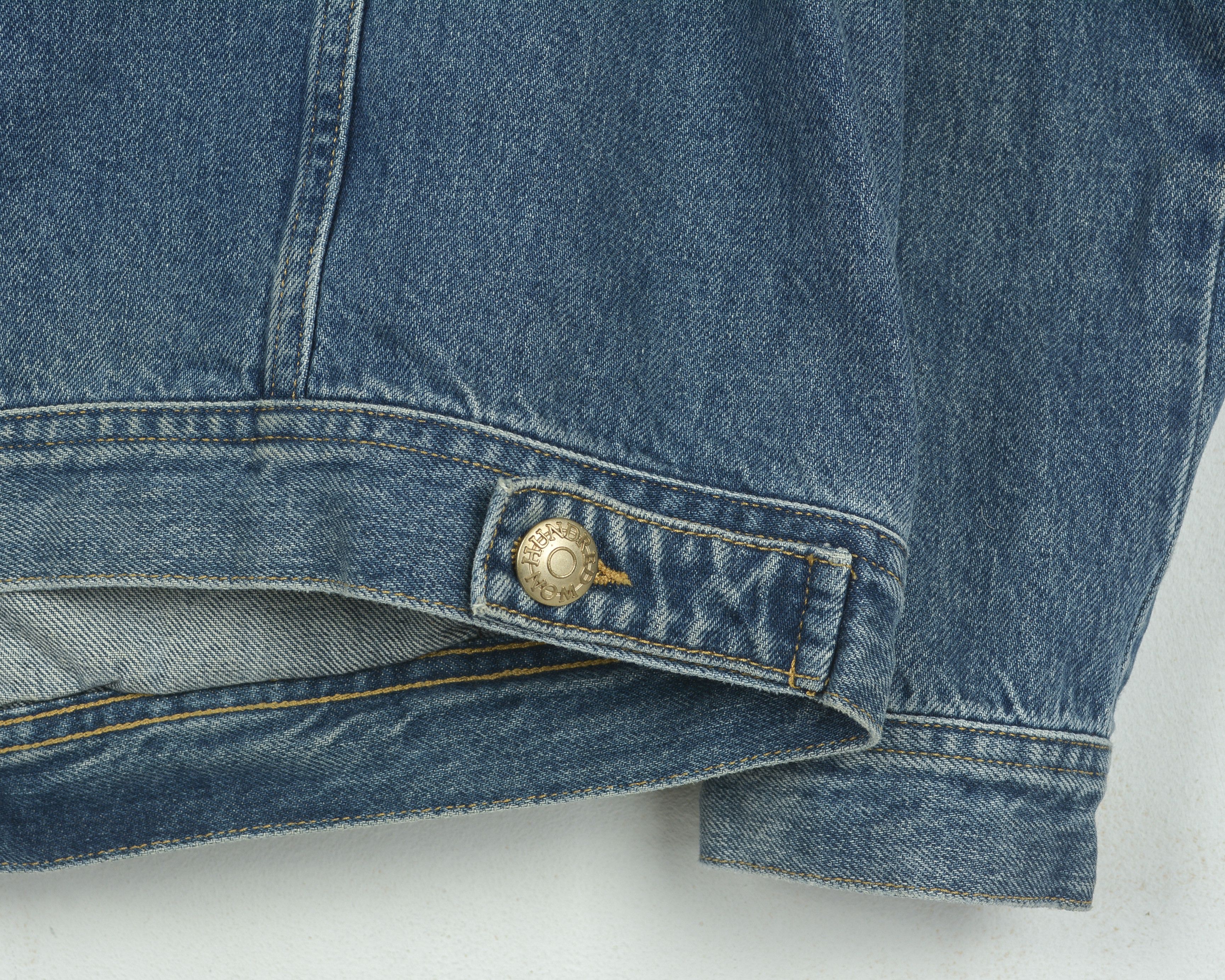 Won Hundred Fourteen Bay XL Denim Jacket Coat Stonewash Button Up Top Size US XL / EU 56 / 4 - 6 Thumbnail