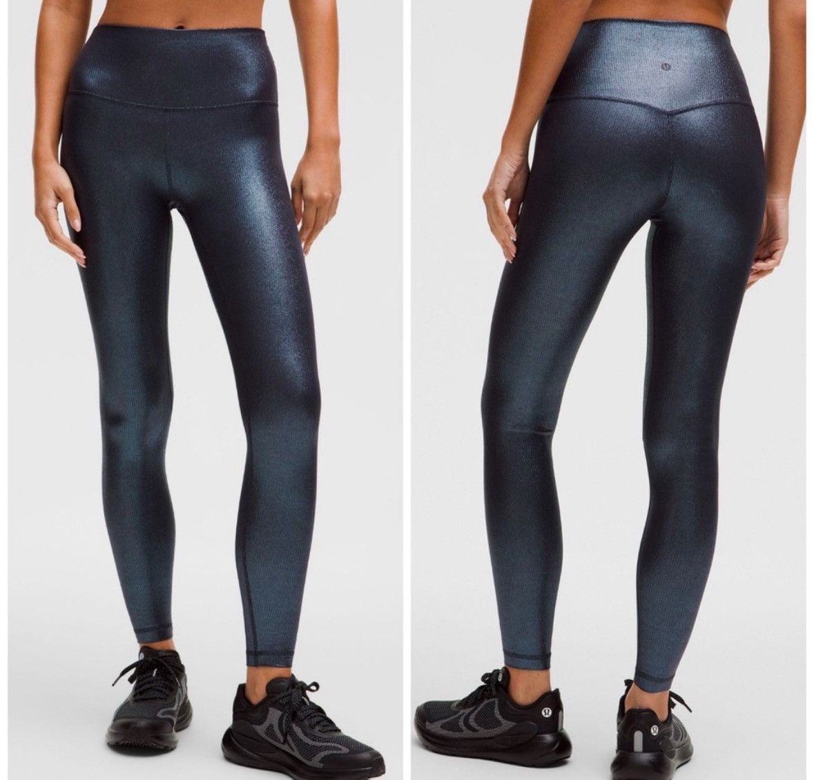 Lululemon Lululemon Align Rib HR 28’’ Radiate Foil Black Night Size 8 Size 30" / US 8 / IT 44 - 1 Thumbnail