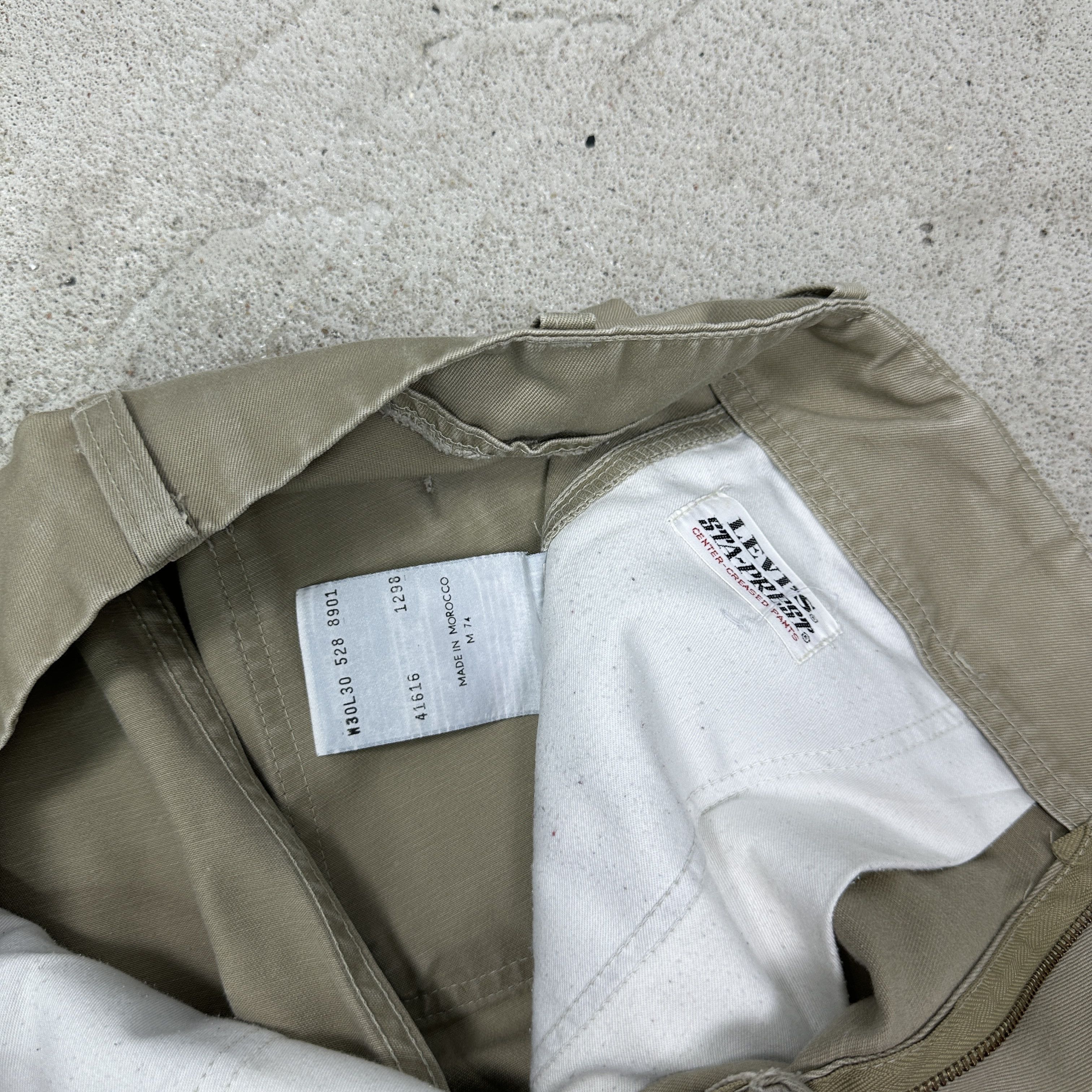 Levi's Vintage Gorpcore Levi’s Sta Prest Military Styled Pants Y2K Size US 30 / EU 46 - 7 Thumbnail