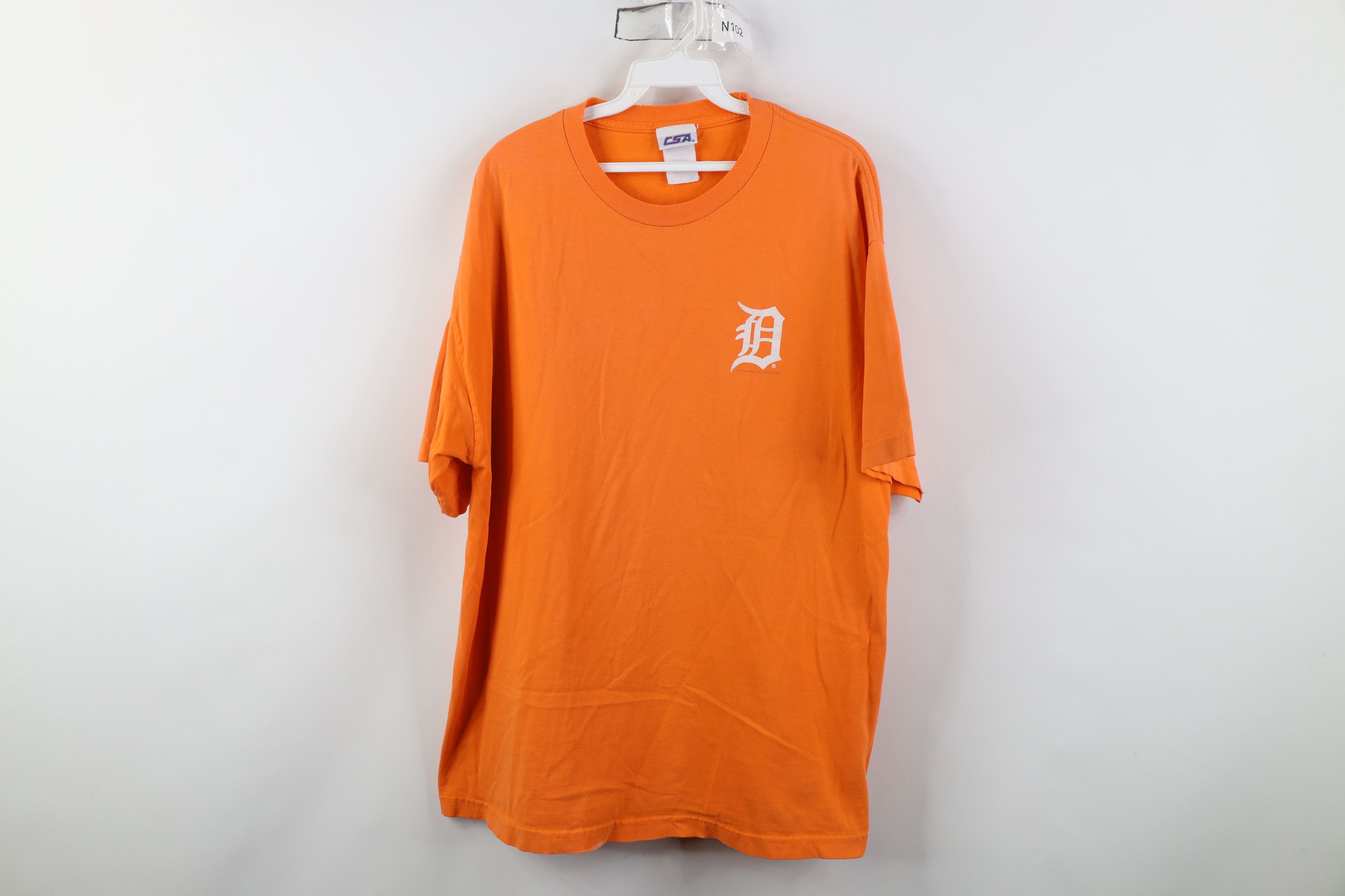 Vintage Vintage Y2K Old English D Detroit Tigers Baseball T-Shirt Size US XL / EU 56 / 4 - 1 Thumbnail