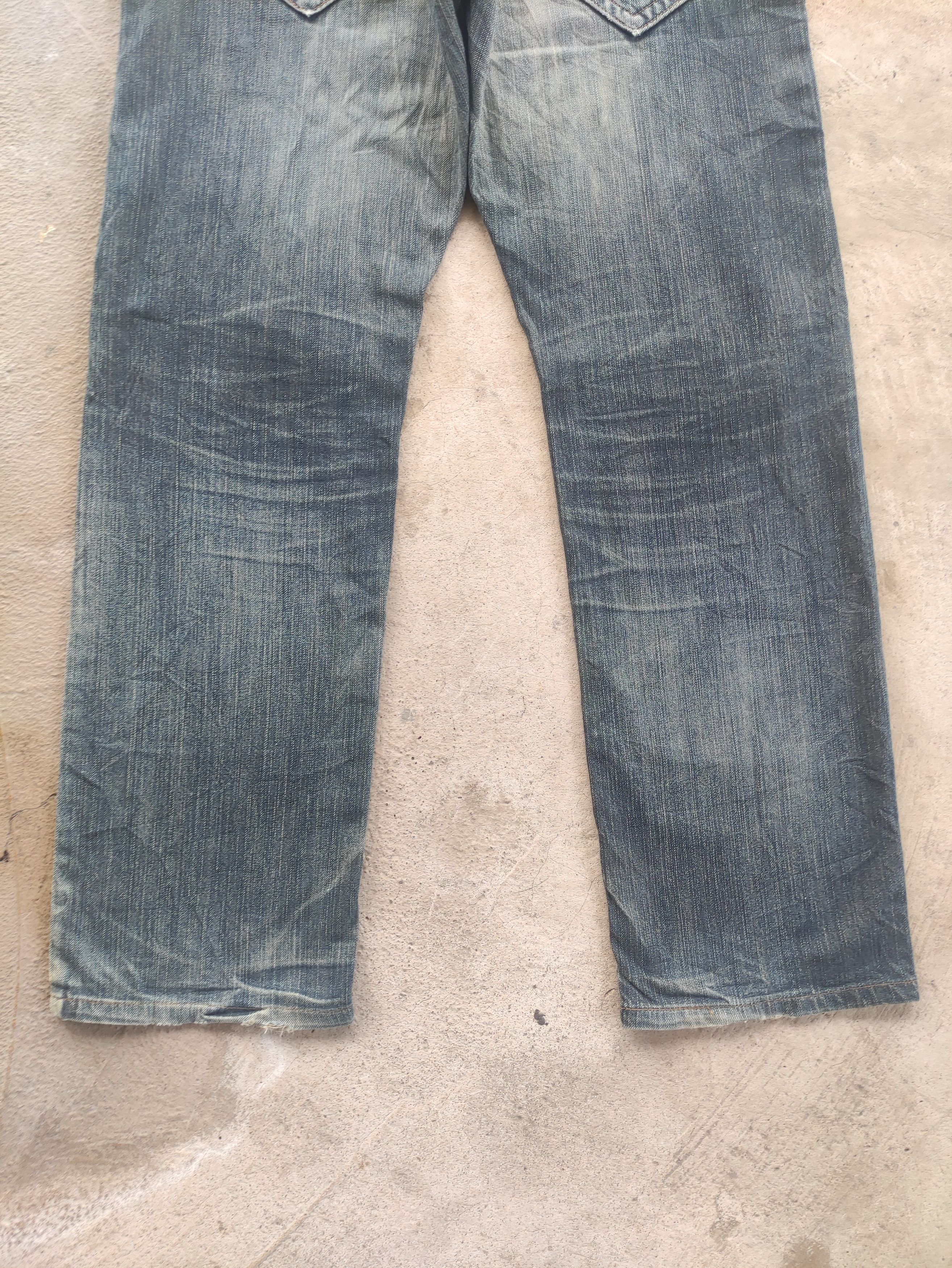 Edwin Vintage Edwin Jean Distressed Faded Denim Pants Size US 37 - 11 Thumbnail