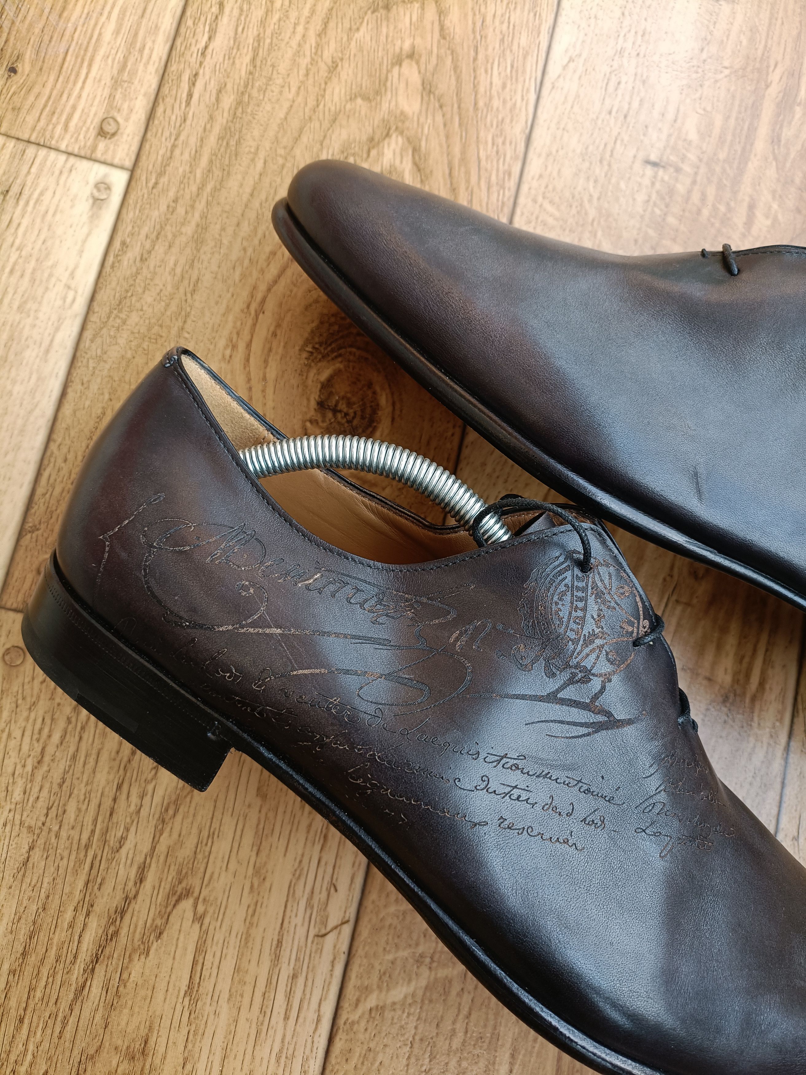 Berluti Berluti 1895 Scritto leather Lace Up Size US 9.5 / EU 42-43 - 2 Thumbnail