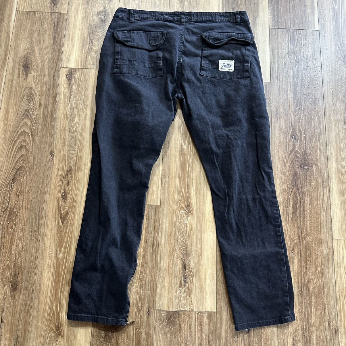 Other Runtz Worldwide Botanical Work Pocket Pants, Black, 36 Size US 36 / EU 52 - 2 Thumbnail