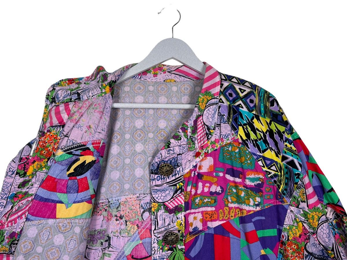 Japanese Brand 🔥 VINTAGE JAPANESE HARAJUKU STYLE PATCWORK JACKET Size US M / EU 48-50 / 2 - 10 Thumbnail