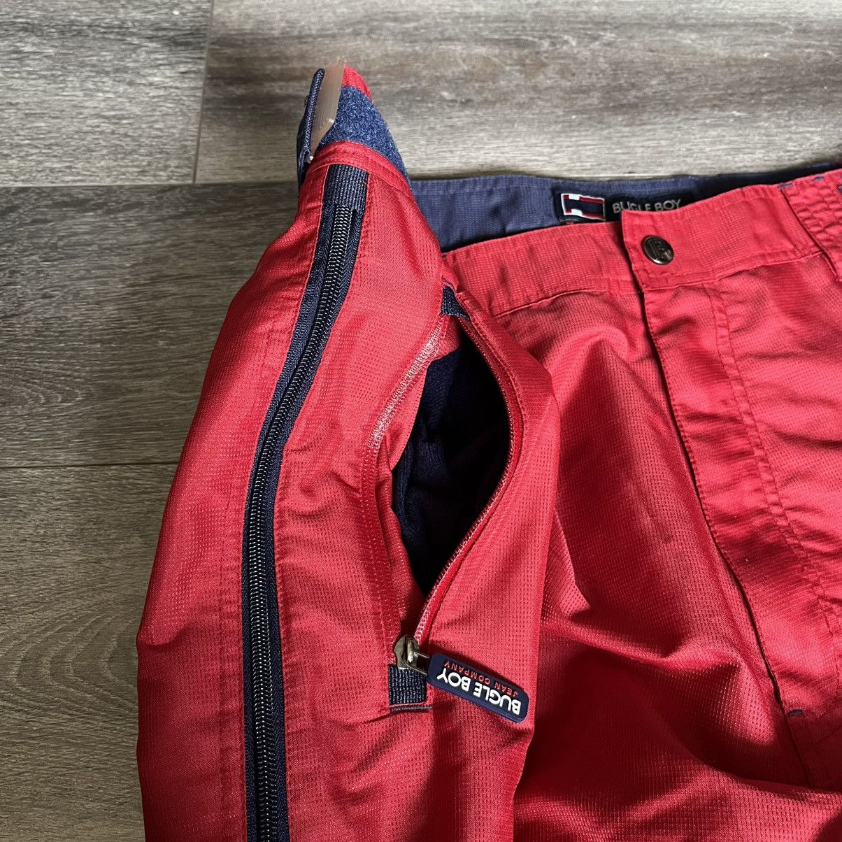 Bugle Boy Vintage 1990s Bugle Boy Ski Winter Snowboard Pants 38x30 Red Size US 38 / EU 54 - 6 Thumbnail