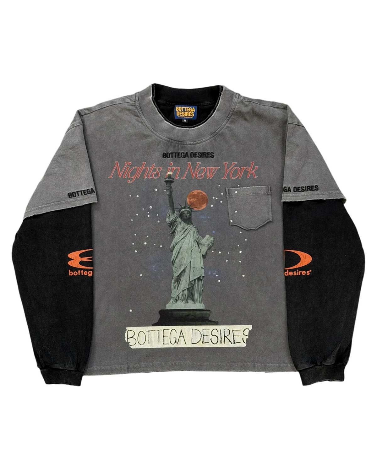 Bottega Desires Nights In NY Layered Long Sleeve Black Size US XXL / EU 58 / 5 - 1 Preview