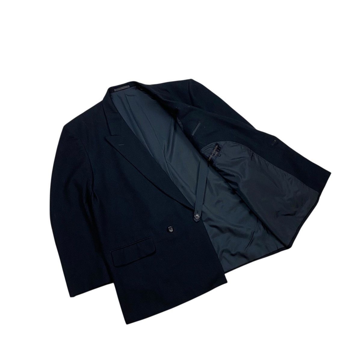 Comme des Garcons × Comme des Garcons Homme × Japanese Brand Comme des Garcons Homme AD 1989 Double Breasted Wool Blazer Size 38L - 8 Thumbnail