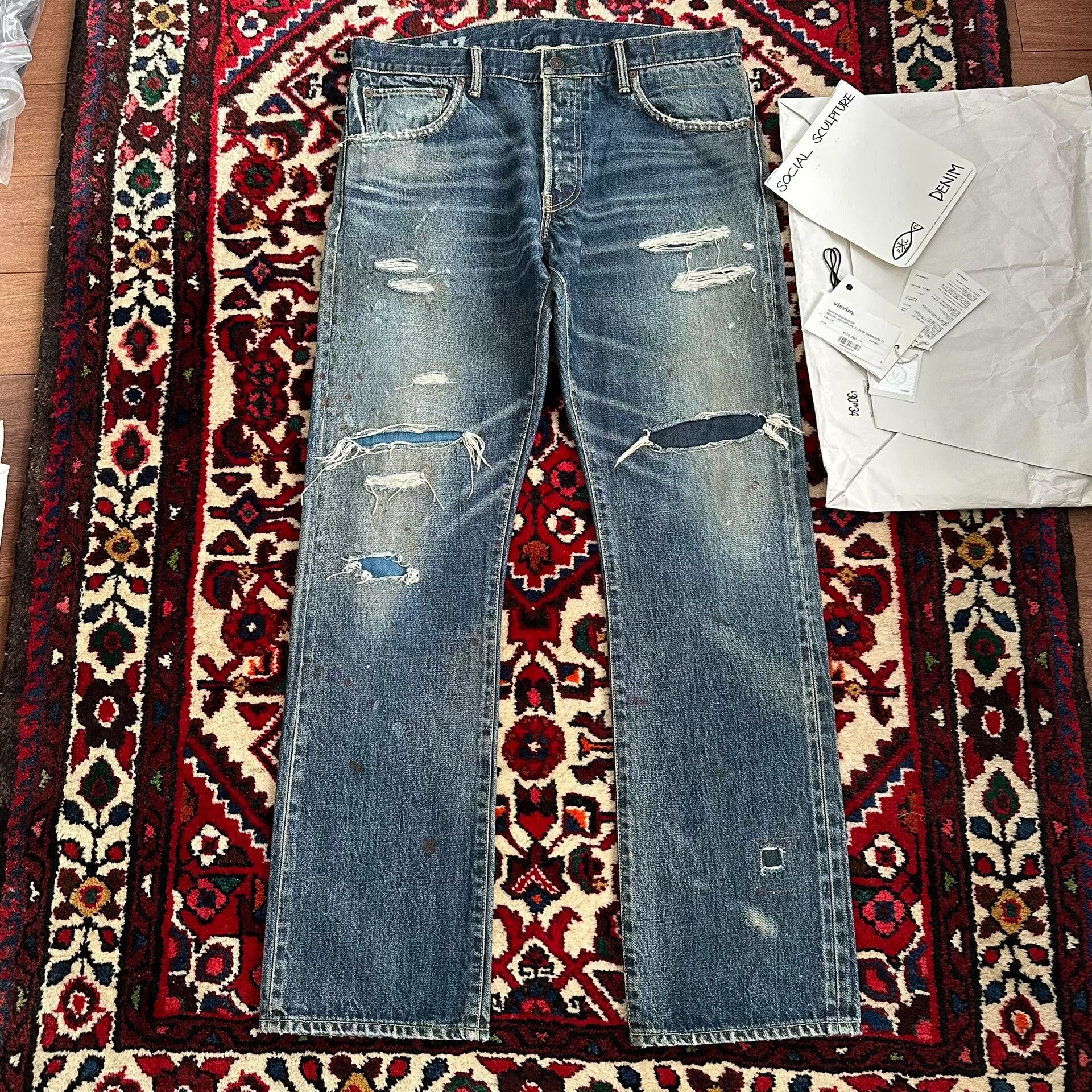Visvim visvim 20aw wide leg jeans Size US 34 / EU 50 - 1 Thumbnail