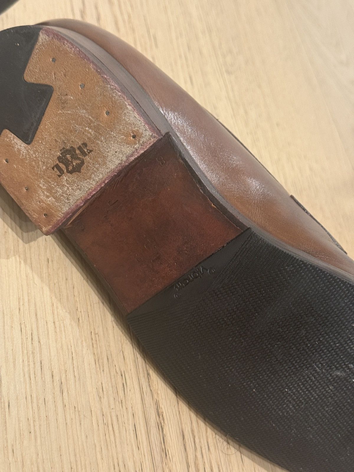 J.M. Weston JM Weston 180 Loafer (Brown Calfskin Leather) Size US 9.5 / EU 42-43 - 8 Thumbnail