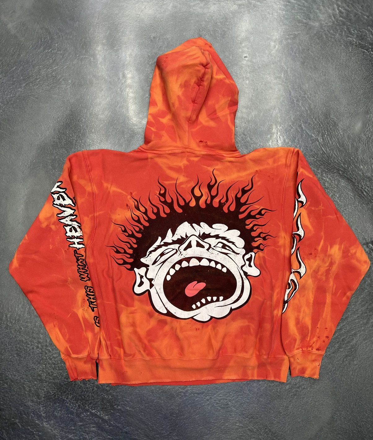 Hellstar Records Lava Hoodie - www.disolcolor.com