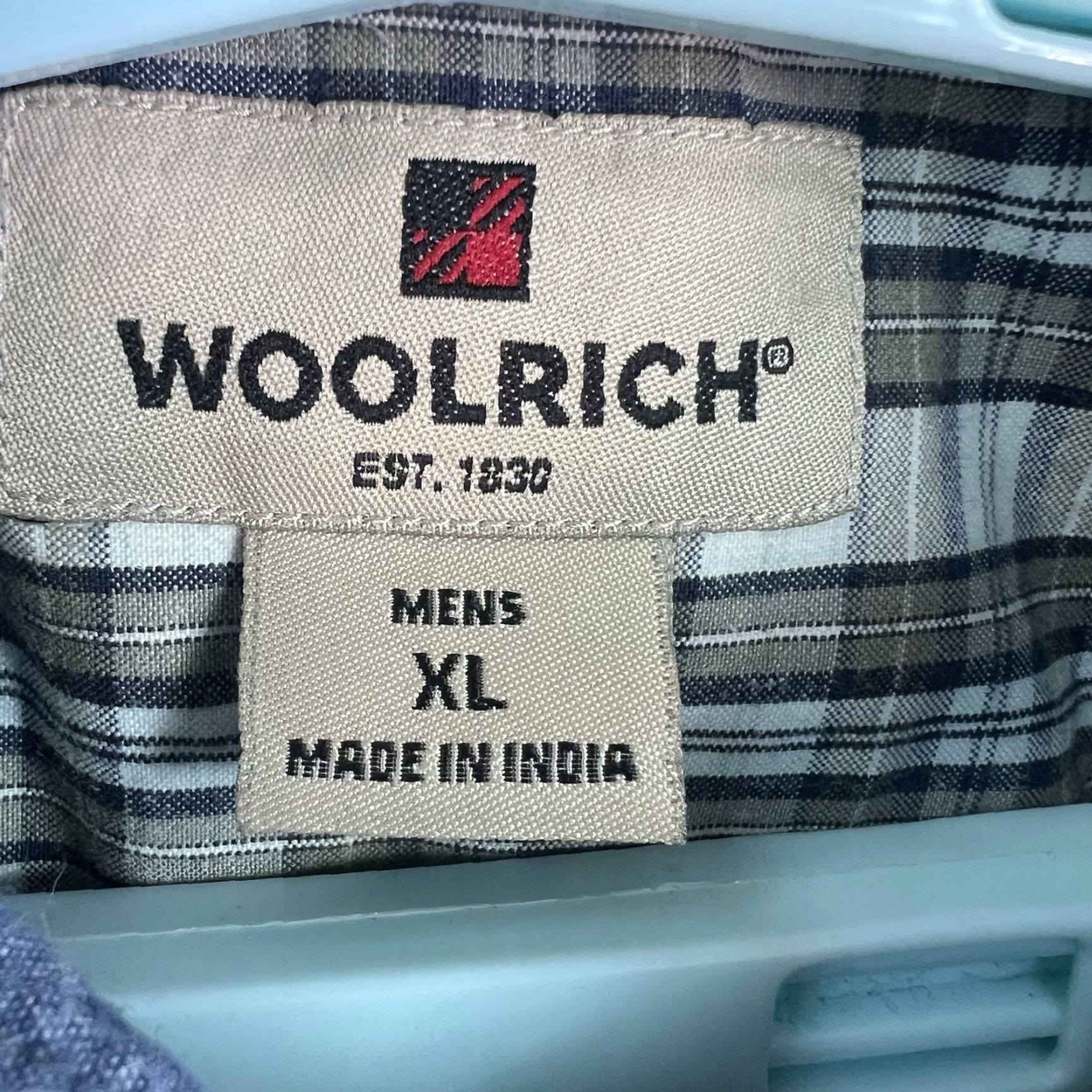 Vintage Woolrich Plaid Button-Up Shirt Mens Size XL Short Sleeve Gray Casual Outdoor Size US XL / EU 56 / 4 - 4 Thumbnail