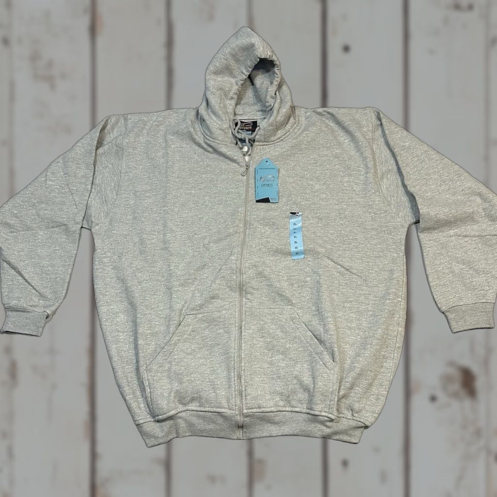 Element VINTAGE 1ST ELEMENT SPORT HOODIE Mens Hoodie XL Heather Grey Zip 90s Signature Series Deadstock NWT Size US XL / EU 56 / 4 - 1 Thumbnail