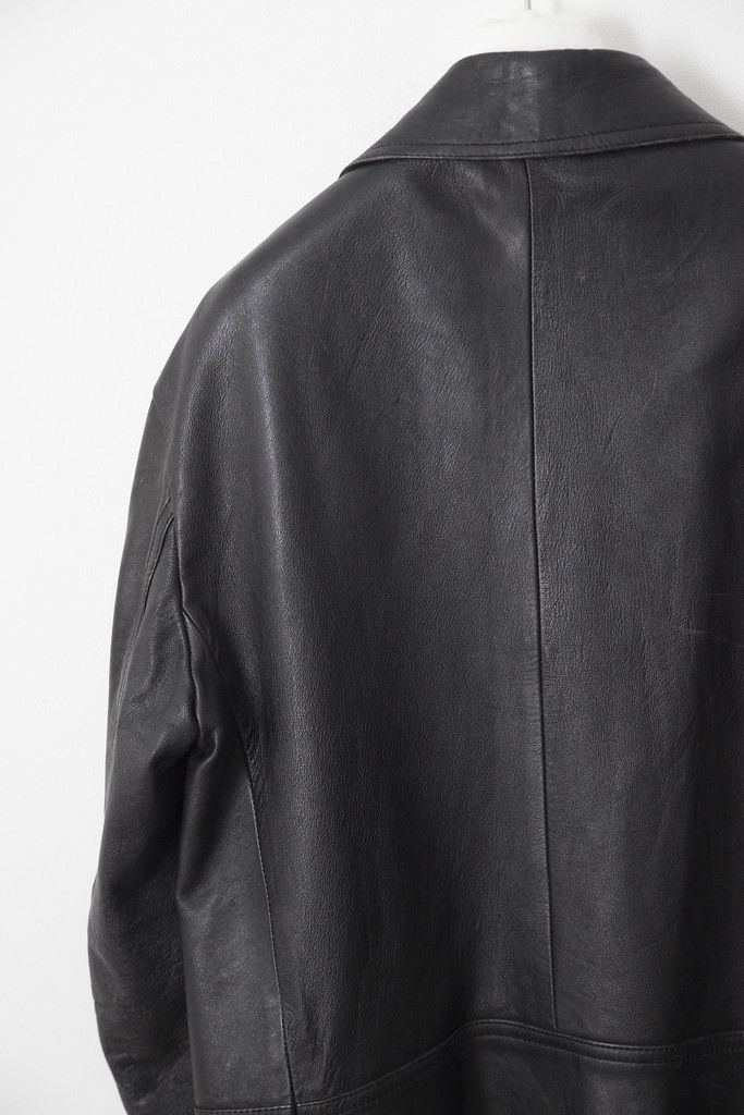 Vintage 1970's black leather jacket Size US M / EU 48-50 / 2 - 4 Thumbnail