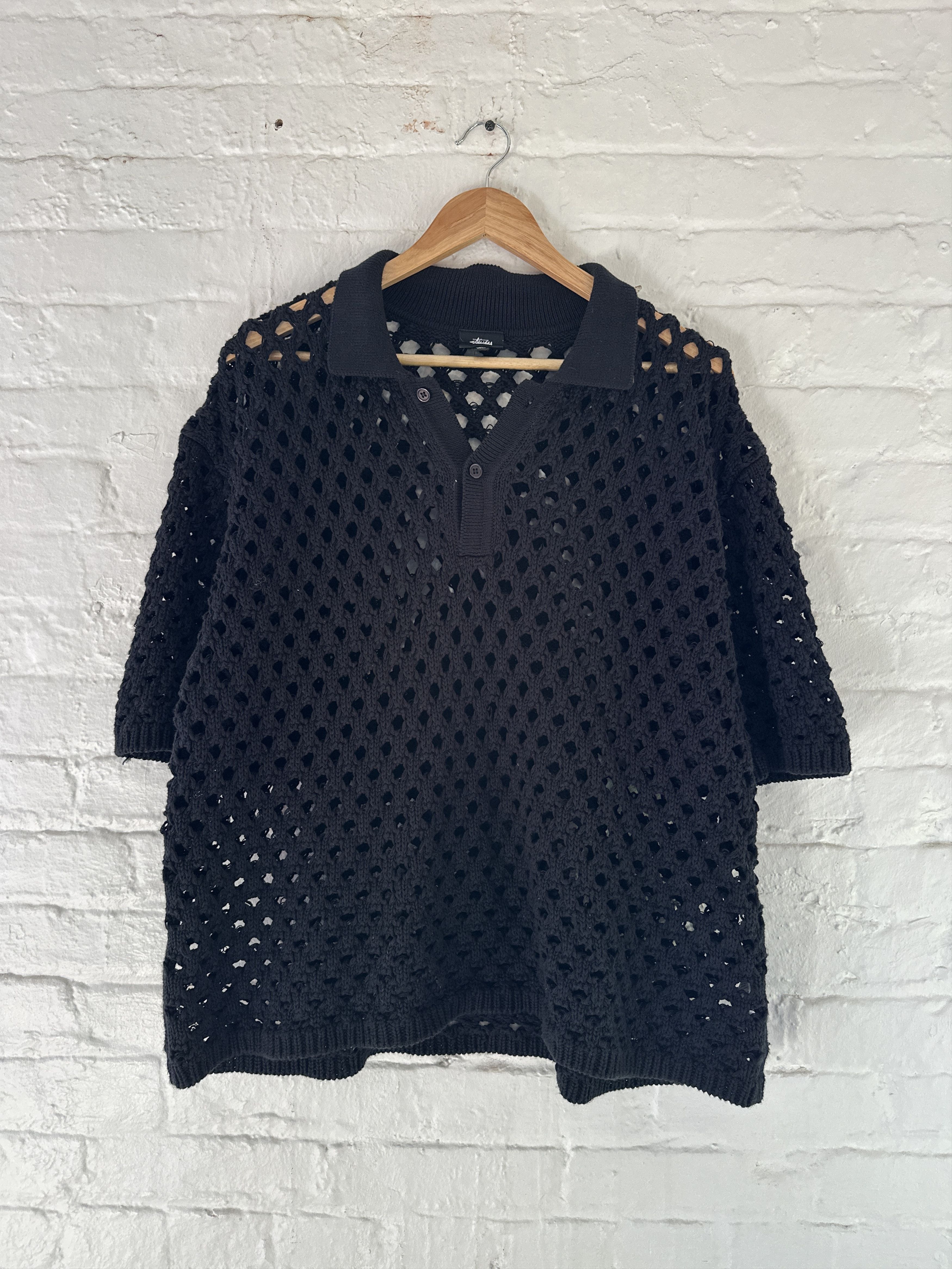 Stussy Stussy Crochet Polo Size US XL / EU 56 / 4 - 2 Thumbnail