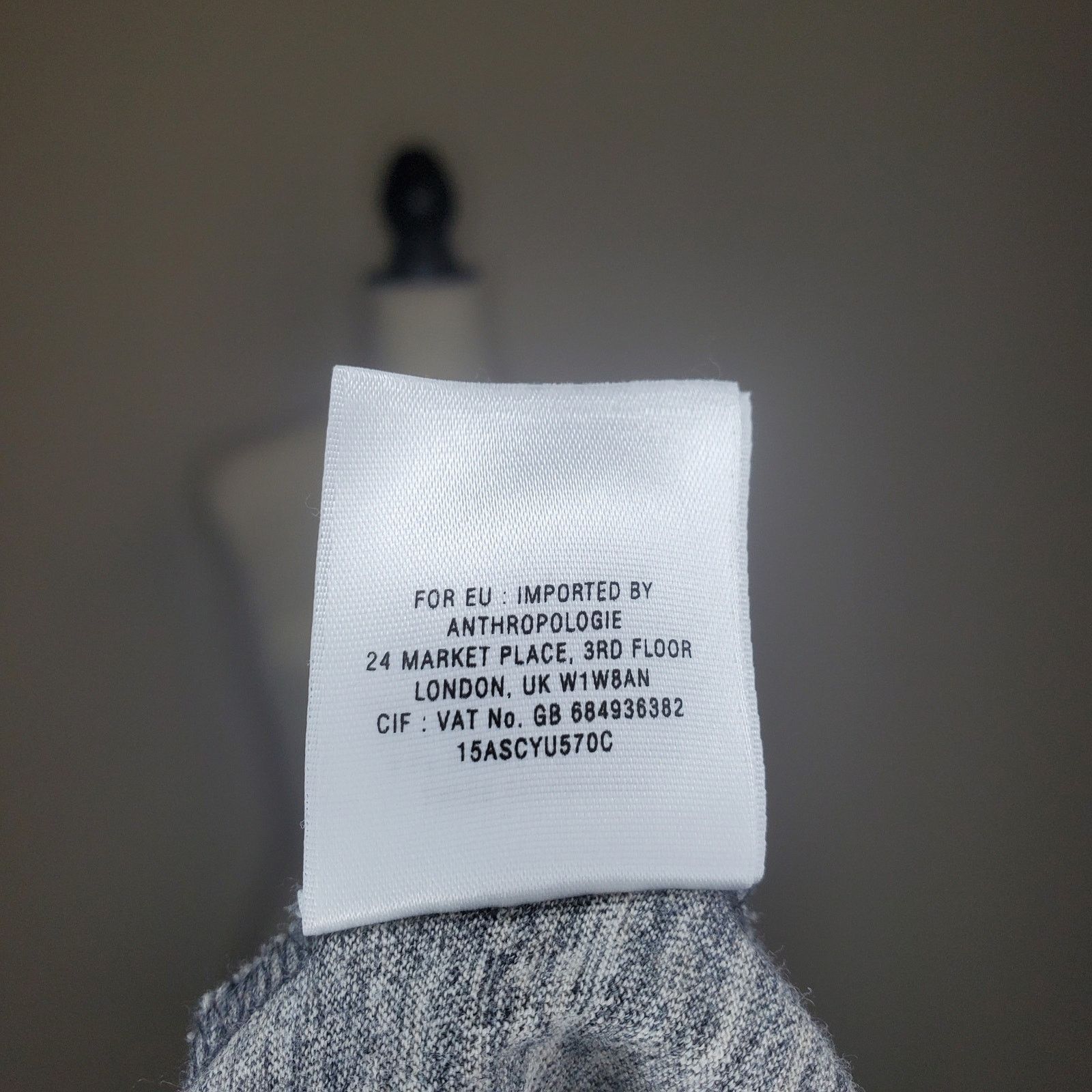 Anthropologie Anthropologie Gray Bow Top Small Size S / US 4 / IT 40 - 7 Thumbnail