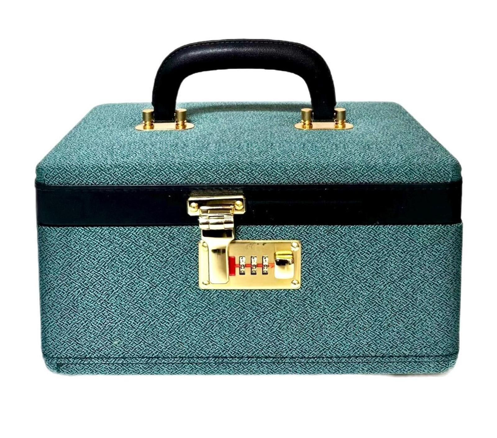 Other Jewelry Box Green Velvet Briefcase, Medium Size, Storage Size ONE SIZE - 1 Thumbnail