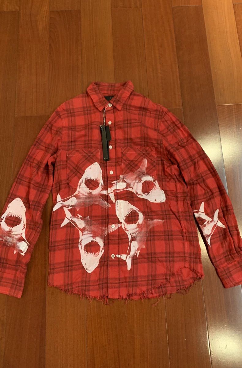 Amiri Amiri 18th season OG distressed shirt Size US S / EU 44-46 / 1 - 1 Thumbnail