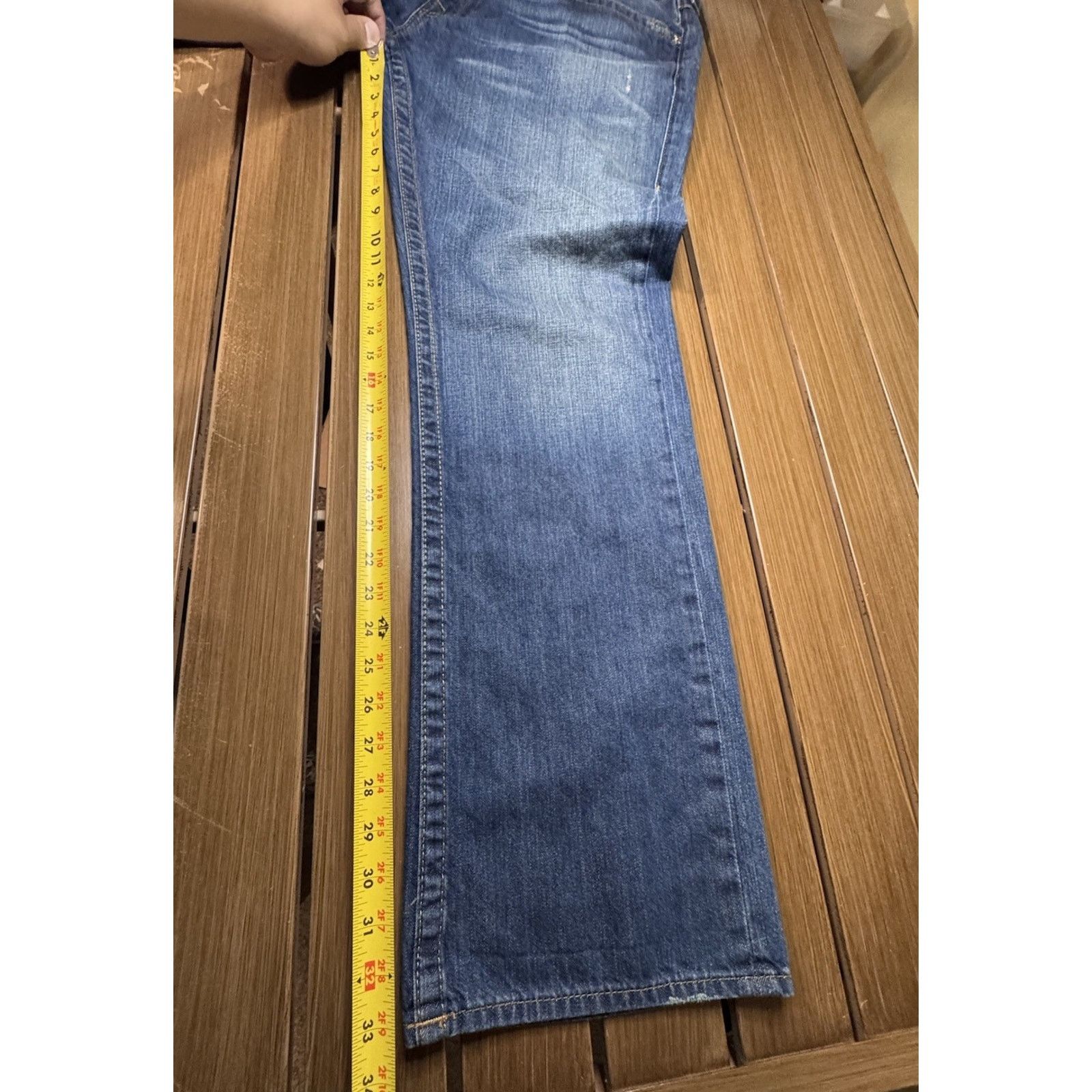 True Religion True Religion Mens Jeans 40x33 Stitch Denim USA Straight Fit Size US 40 / EU 56 - 9 Thumbnail