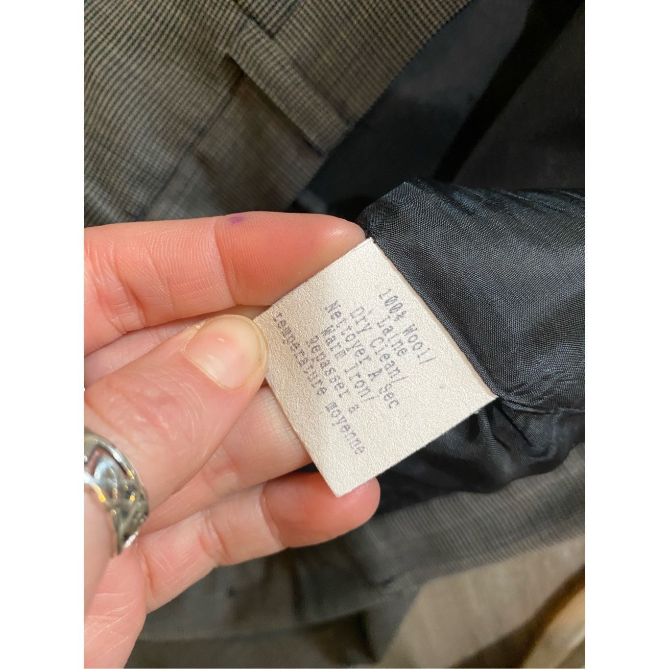 Lafayette 148 Lafayette 148 New York *CHECK BRUSHED WOOL GATES Straight PA Size 34" / US 12 / IT 48 - 7 Thumbnail