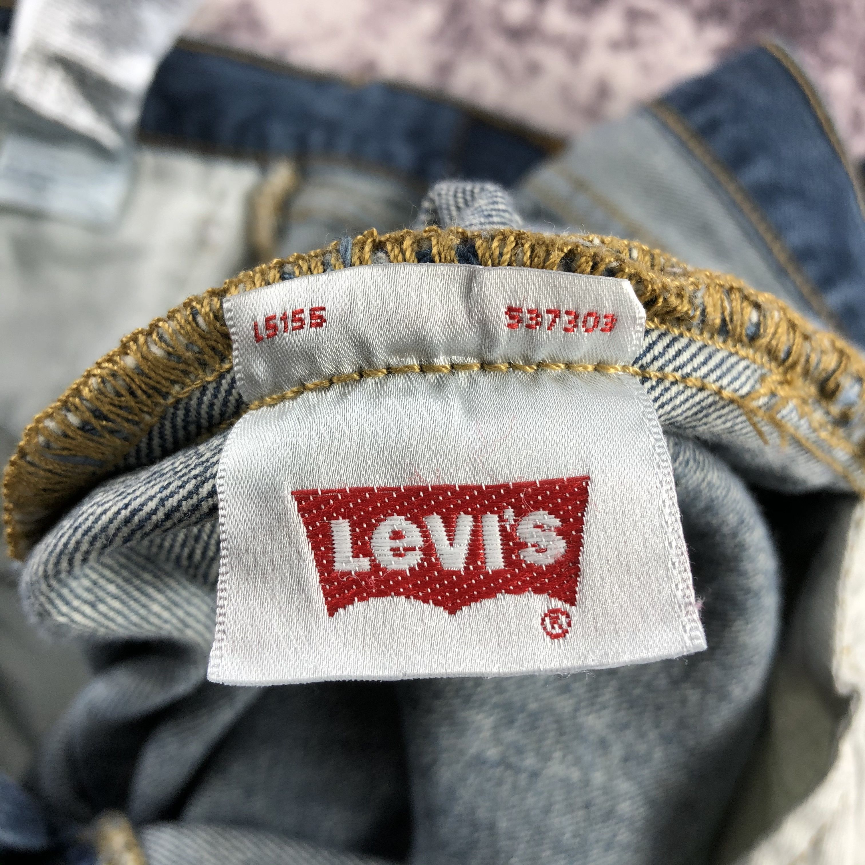 Levi's Vintage Blue Wash Levis 501 Jeans-JM3091 Size US 40 / EU 56 - 13 Thumbnail