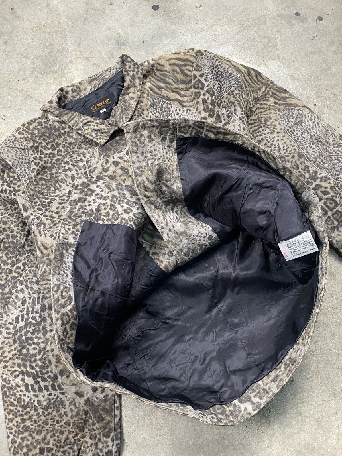 Designer × Japanese Brand Cizenne Tokyo Shibuya Leopard Camo Jacket Size M / US 6-8 / IT 42-44 - 5 Thumbnail