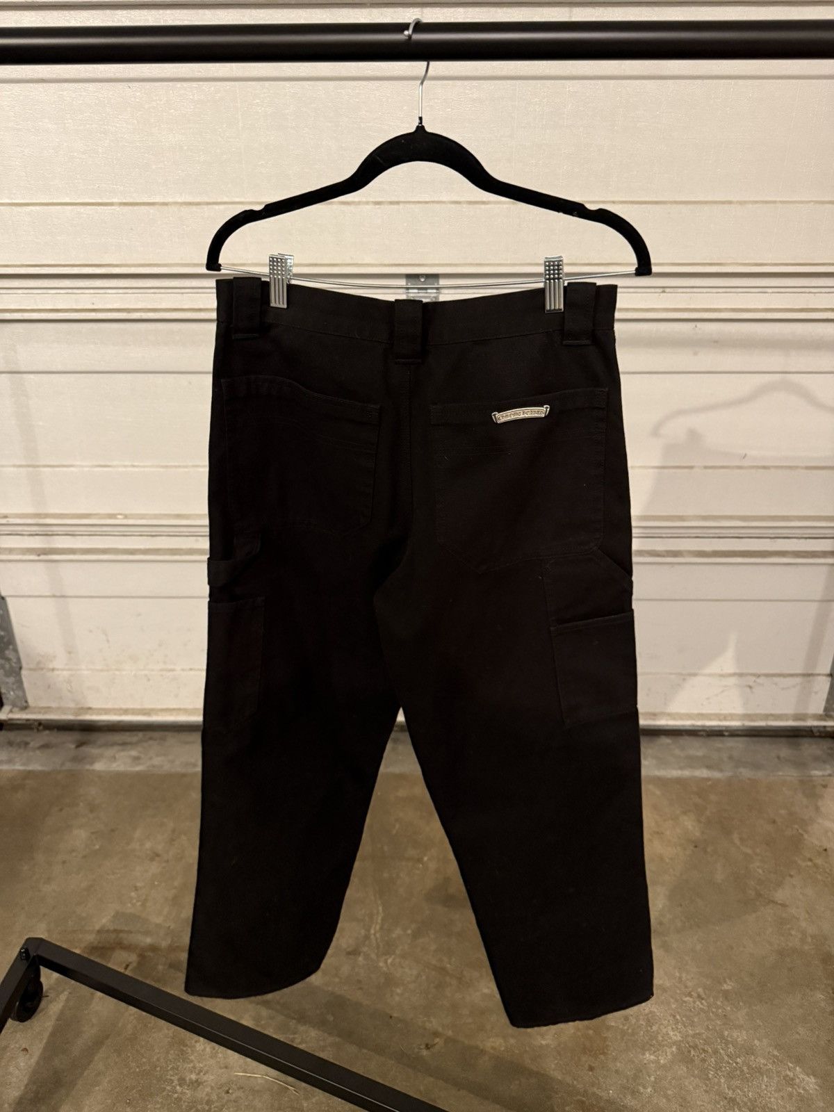 Chrome Hearts Chrome Hearts Double Knee Carpenter Black Canvas Pants Size US 30 / EU 46 - 5 Thumbnail
