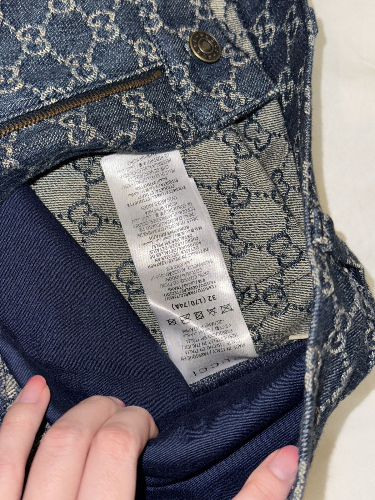 Gucci Gucci Eco Washed GG Denim Pants Size US 32 / EU 48 - 9 Thumbnail