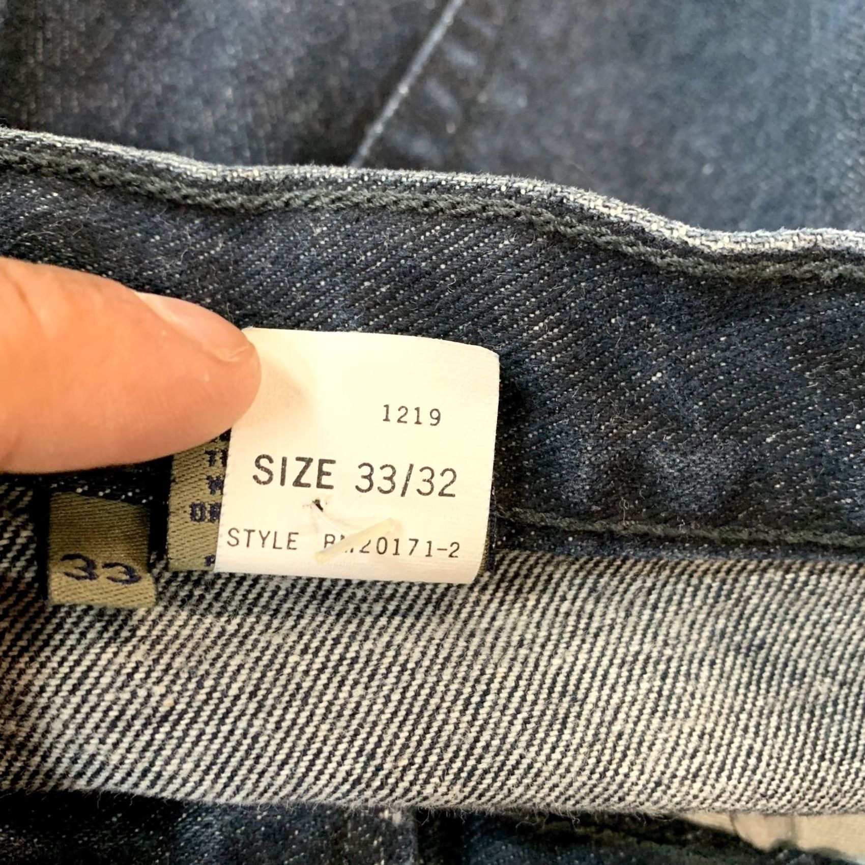 Calvin Klein VINTAGE Calvin Klein Jeans Mens 33 Dark Wash Union Straight USA Jeans Size US 33 - 4 Thumbnail