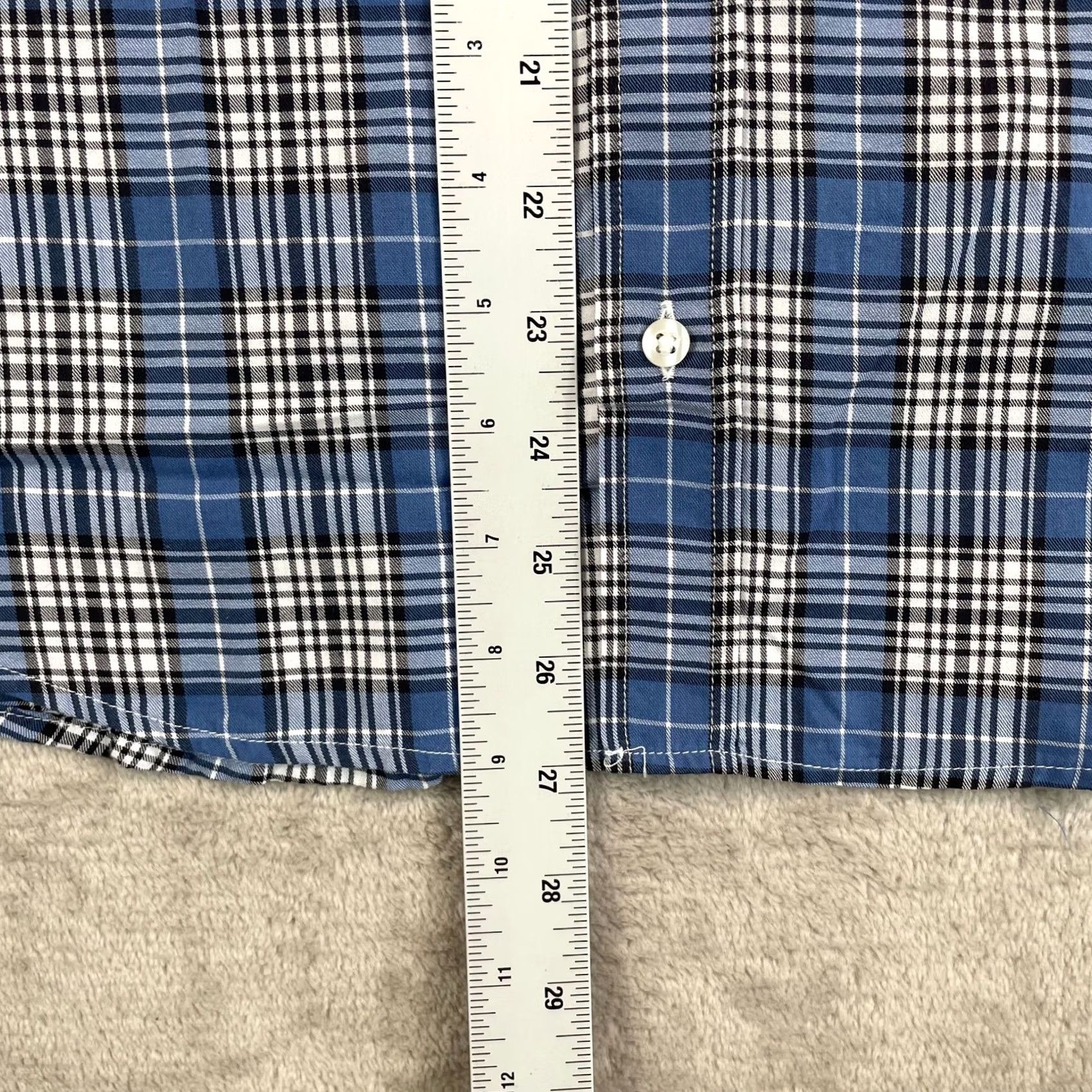 Frank & Eileen FRANK & EILEEN Luke Shirt Men Small Blue Plaid Cotton Long Sleeve Button-Up Casual Workwear Vintage Freeform? Size US S / EU 44-46 / 1 - 6 Thumbnail