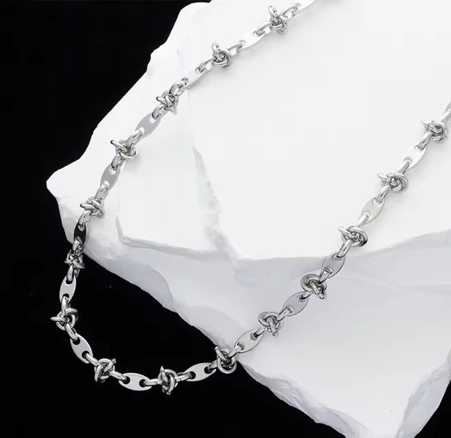 Jewelry Steel Splicing Clavicle Necklace Size ONE SIZE - 4 Thumbnail