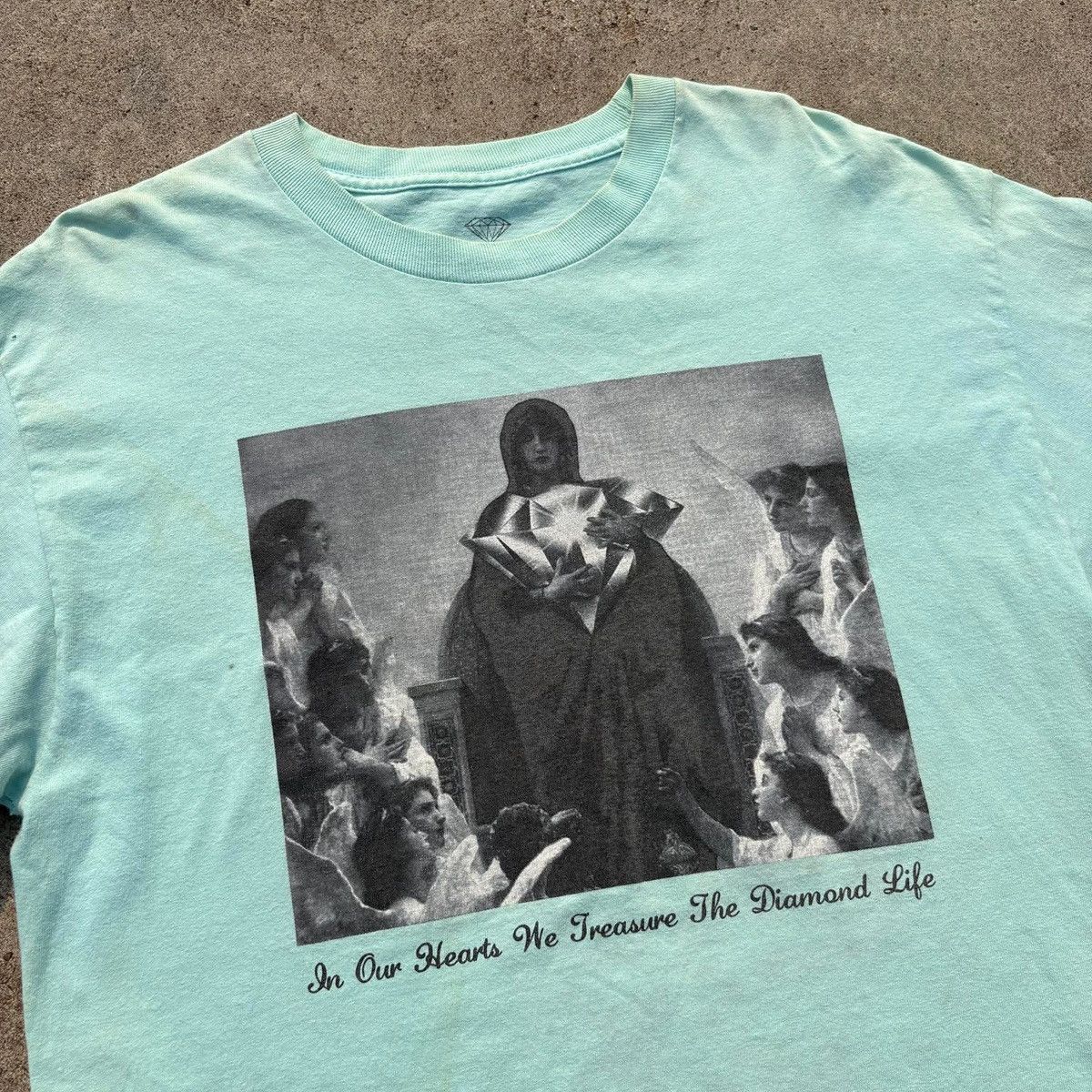 Diamond Supply Co. Diamond Supply Co USA Graphic T-Shirt Religious Size US L / EU 52-54 / 3 - 5 Thumbnail