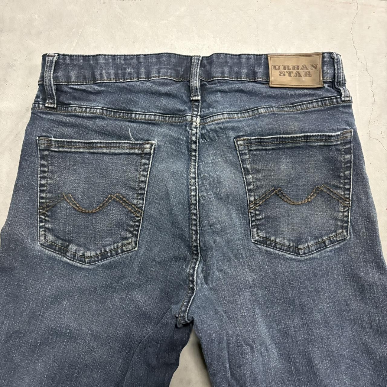 Vintage Crazy Vintage Y2K/2000s Straight Fit Streetwear Dark Blue Wash Denim Jeans! Size US 30 / EU 46 - 5 Thumbnail