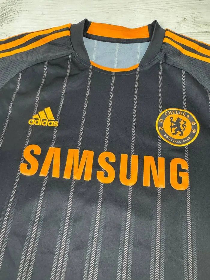 Adidas Adidas Chelsea 2010 2011 Away Football Shirt Soccer Jersey Size US L / EU 52-54 / 3 - 8 Thumbnail