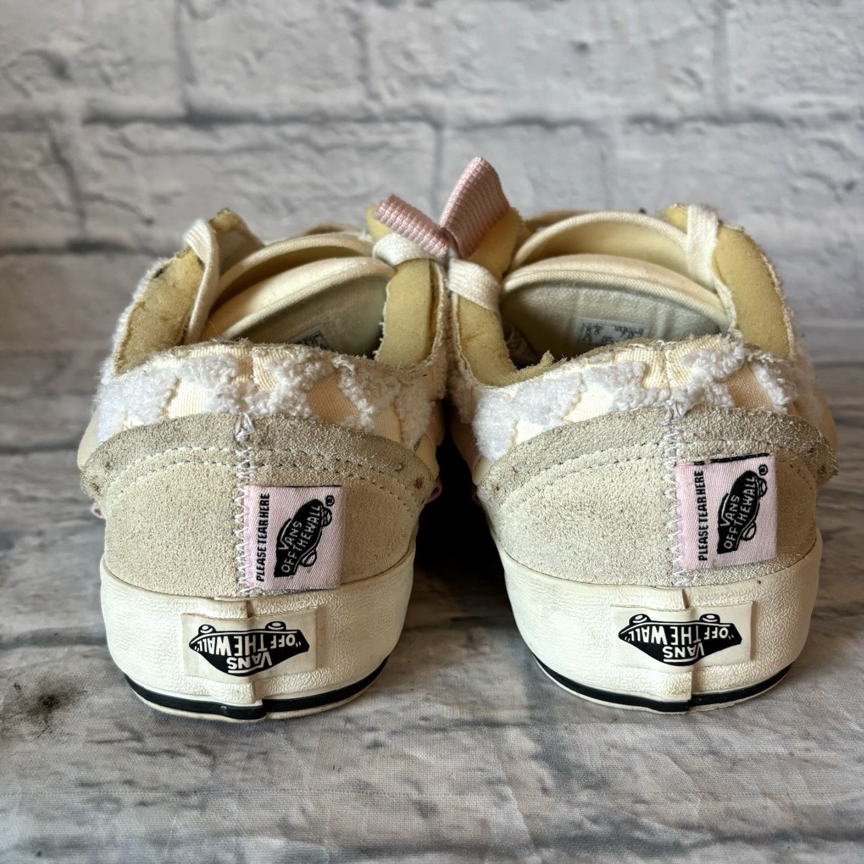 Vans VANS Old Skool Cap LX Deconstructed Cream Pink Regrind Shoes Women’s Size 7 Size ONE SIZE - 5 Thumbnail
