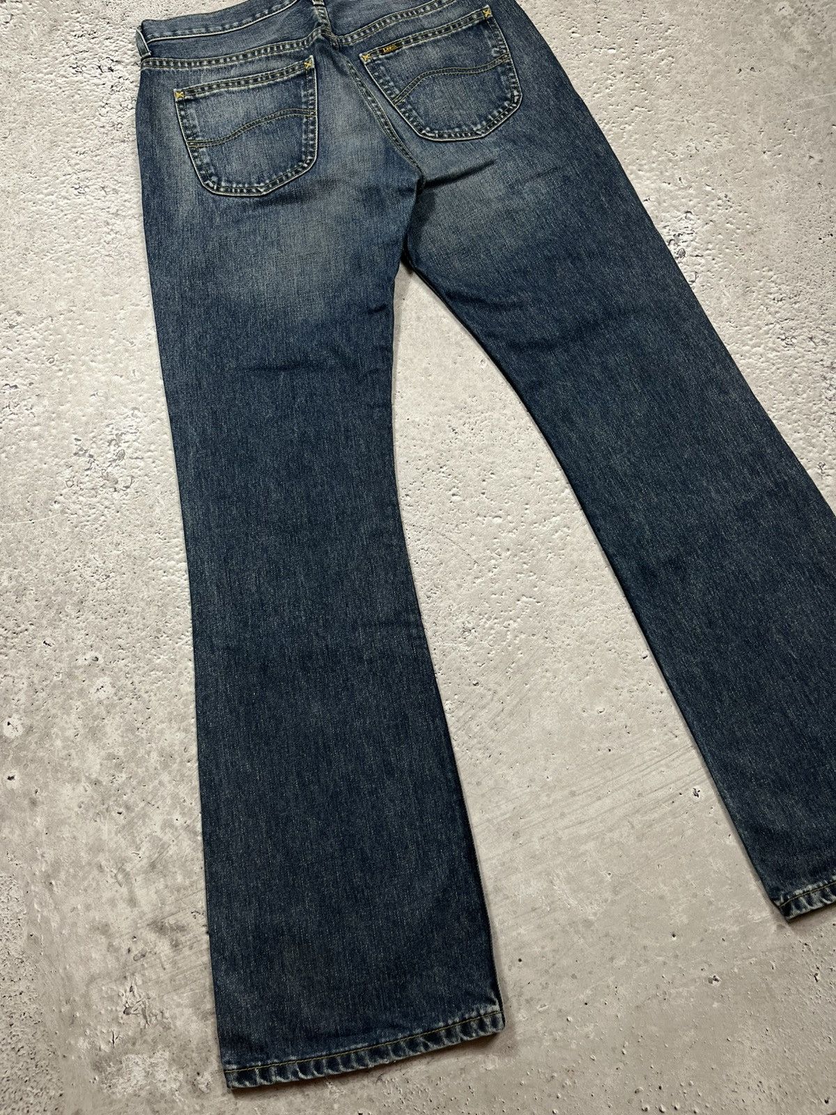 Lee Vintage Lee Blue Jeans 33x34 Bootcut Slight Flare Fit Denim Size US 33 - 4 Thumbnail