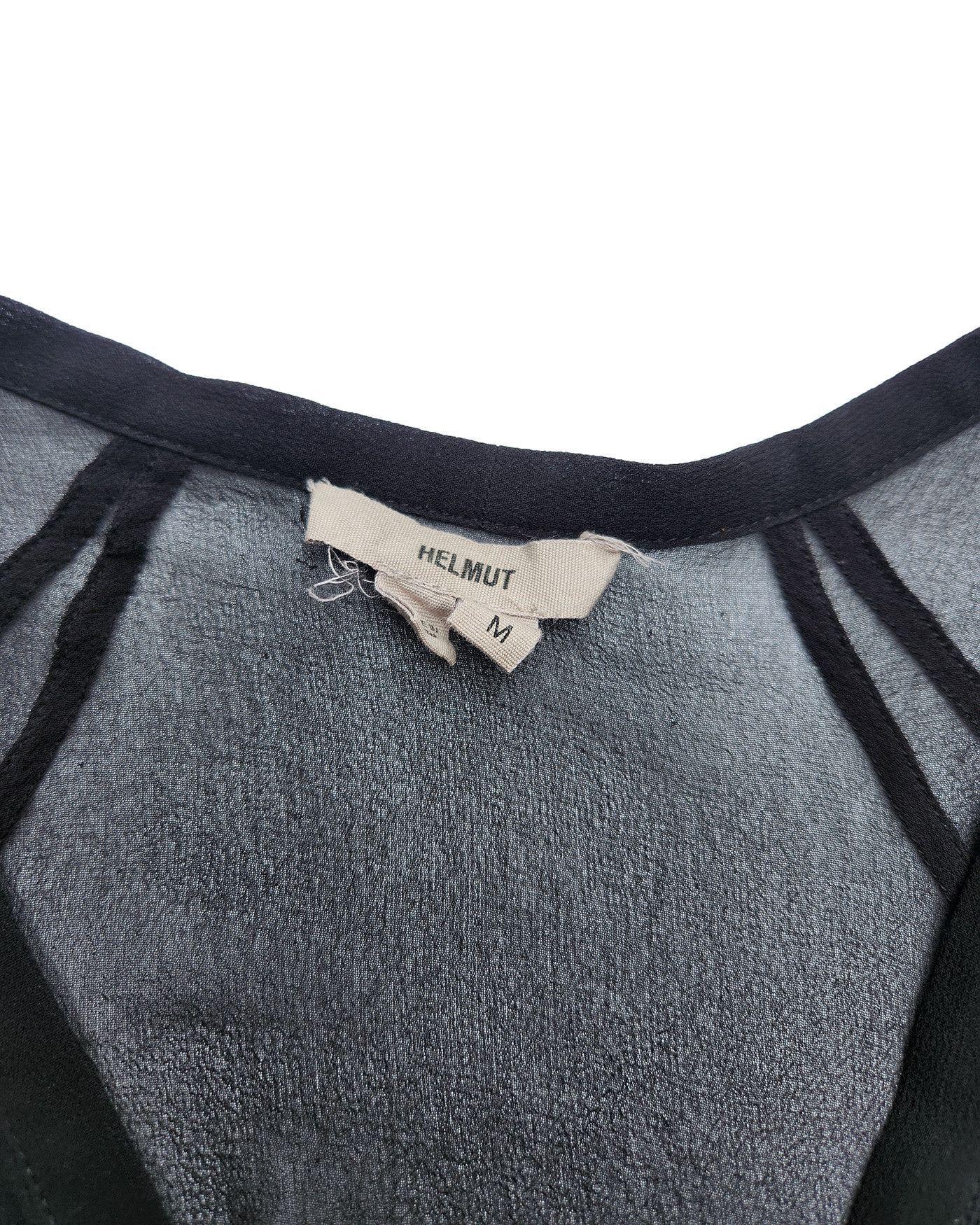 Helmut Lang Helmut Lang V-Neck Sheer Top Size M / US 6-8 / IT 42-44 - 3 Thumbnail